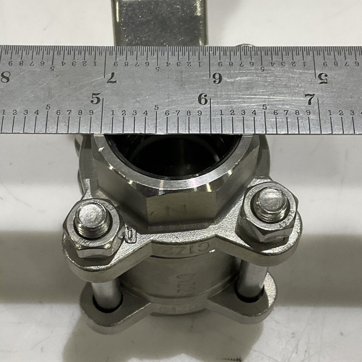SVF FLOW CONTROLS 1000WG 3PC BALL VALVE 1" 1000#WOG CF8M C2H