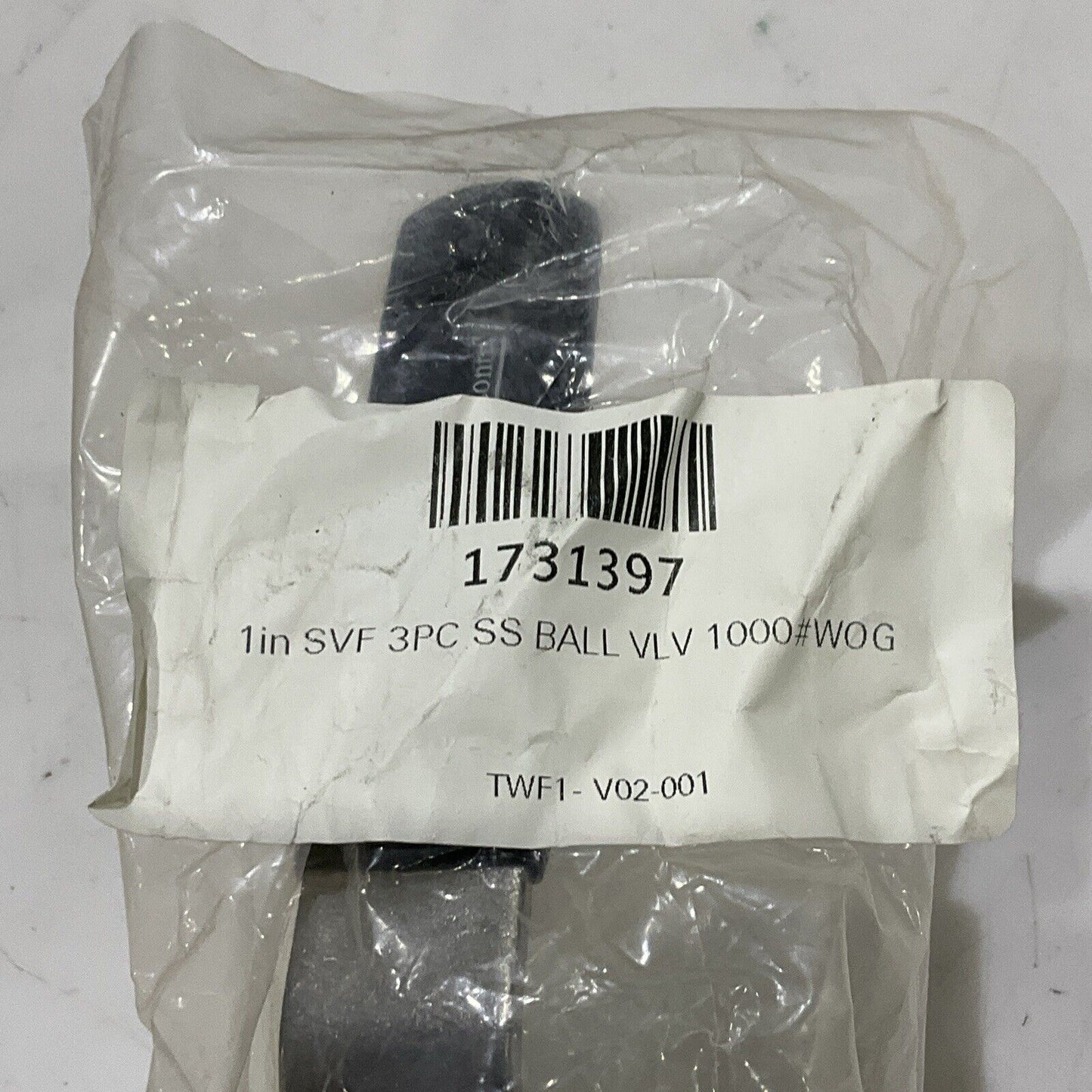 SVF FLOW CONTROLS 1000WG 3PC BALL VALVE 1" 1000#WOG CF8M C2H
