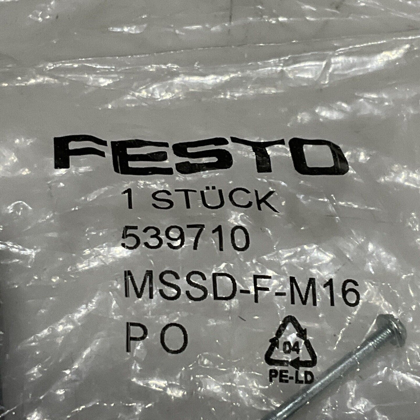 FESTO 539710 PLG SOCKET SCREW CONNECTER LOT OF 4 C2H
