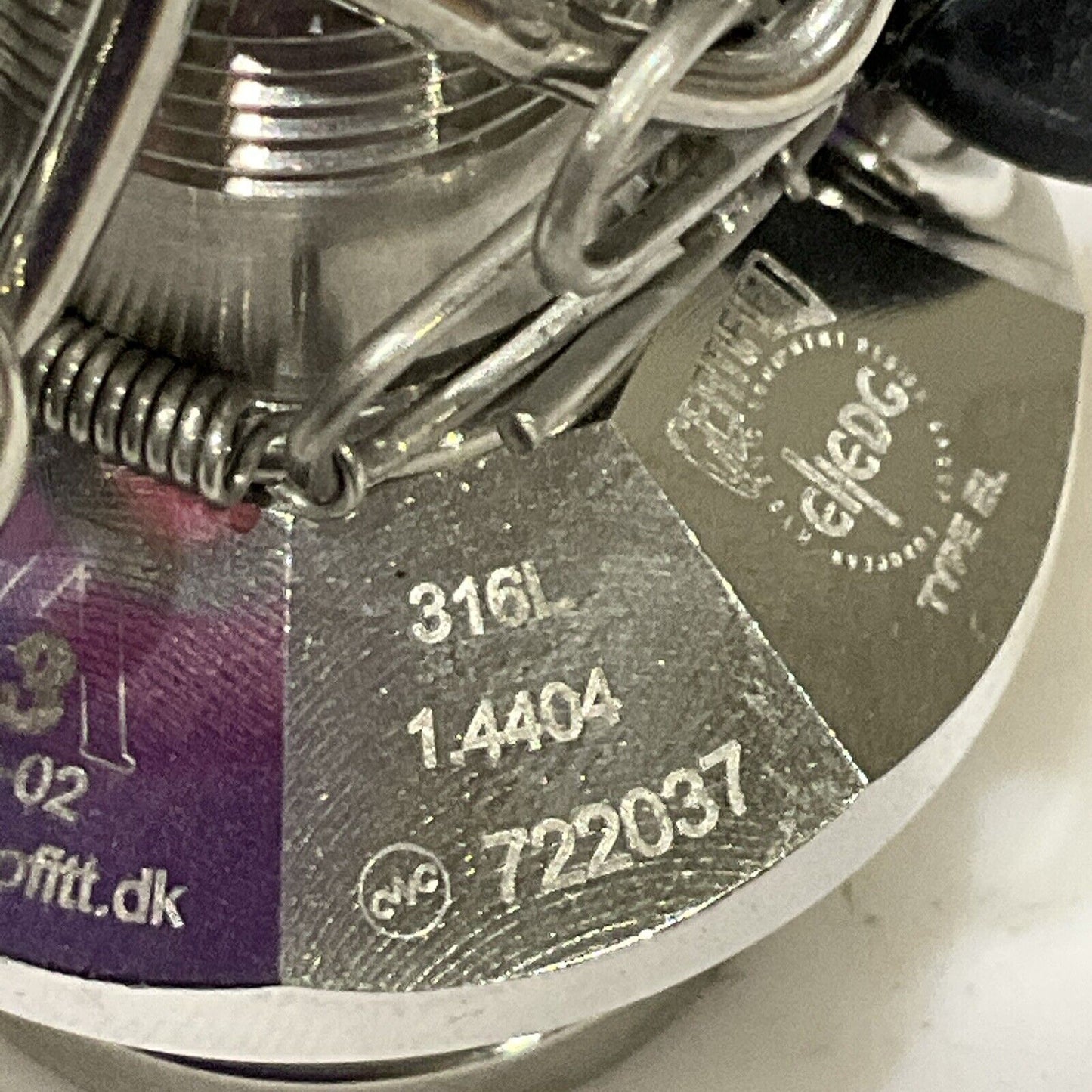KEOFITT 722037 E715701 SAMPLING VALVE BODY 53-02 1.4404 316L TYPE EL EHEDG C2H