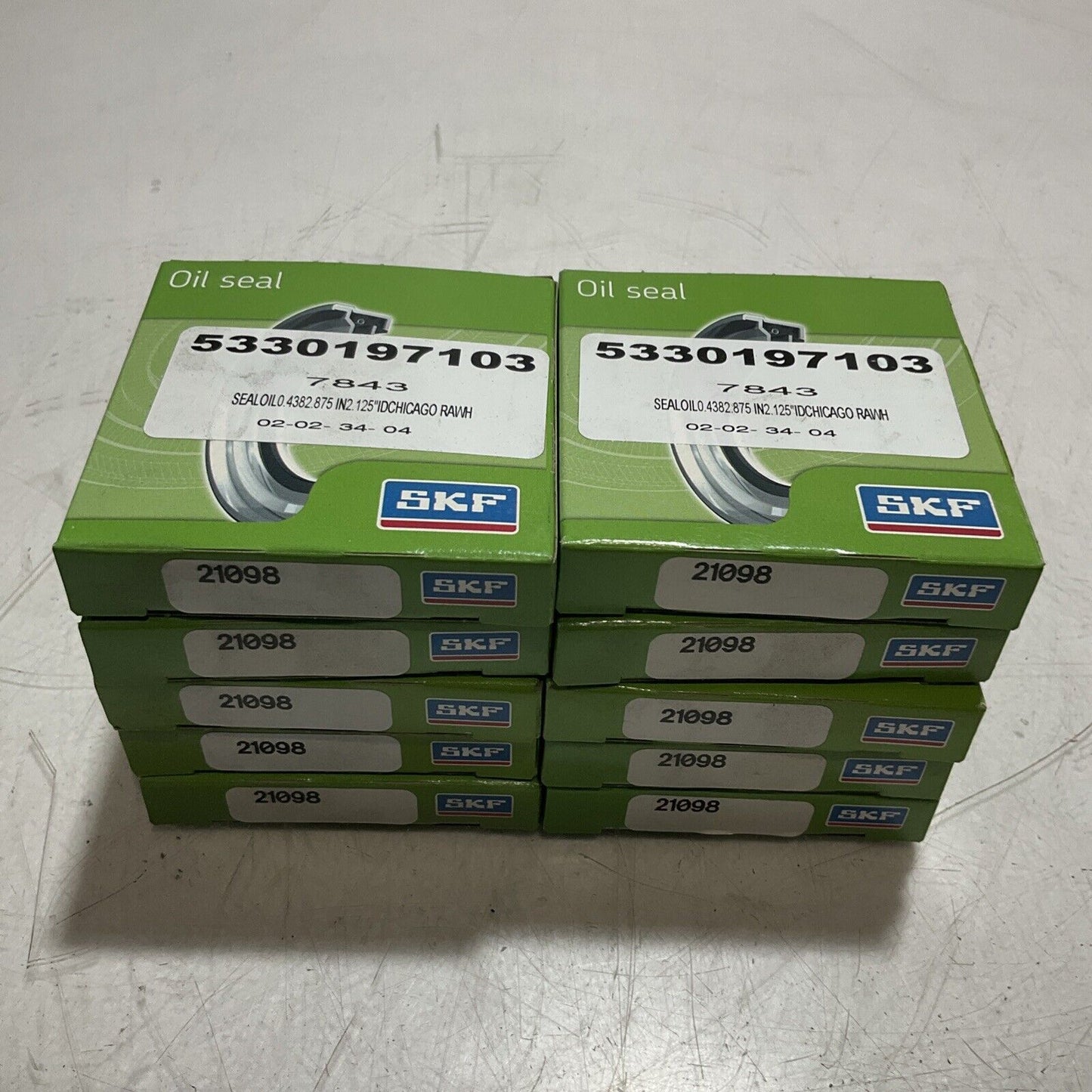 SKF 21098 OIL SEAL GEAR LOT OF 10 U3S