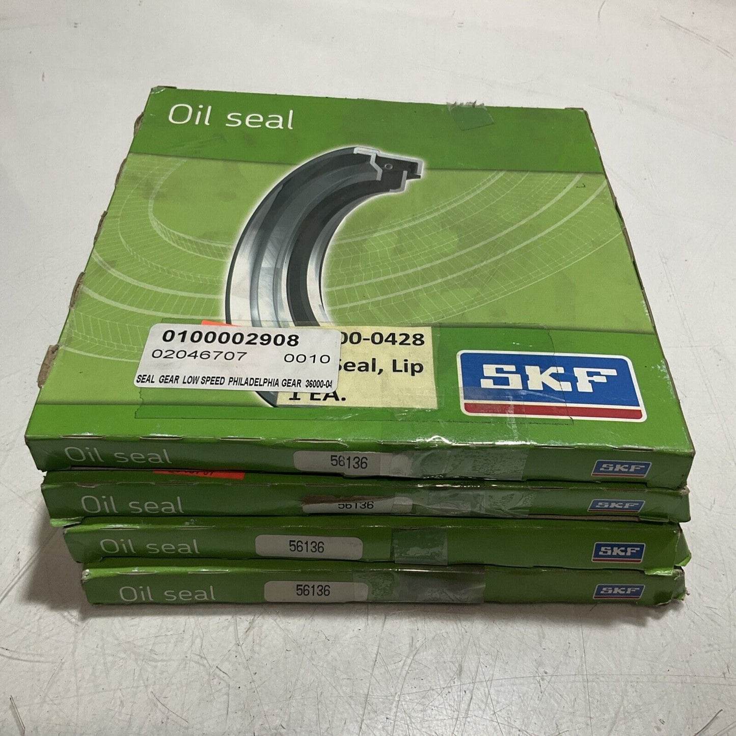 SKF 56136 OIL SEAL GEAR LOT OF 4 U3S