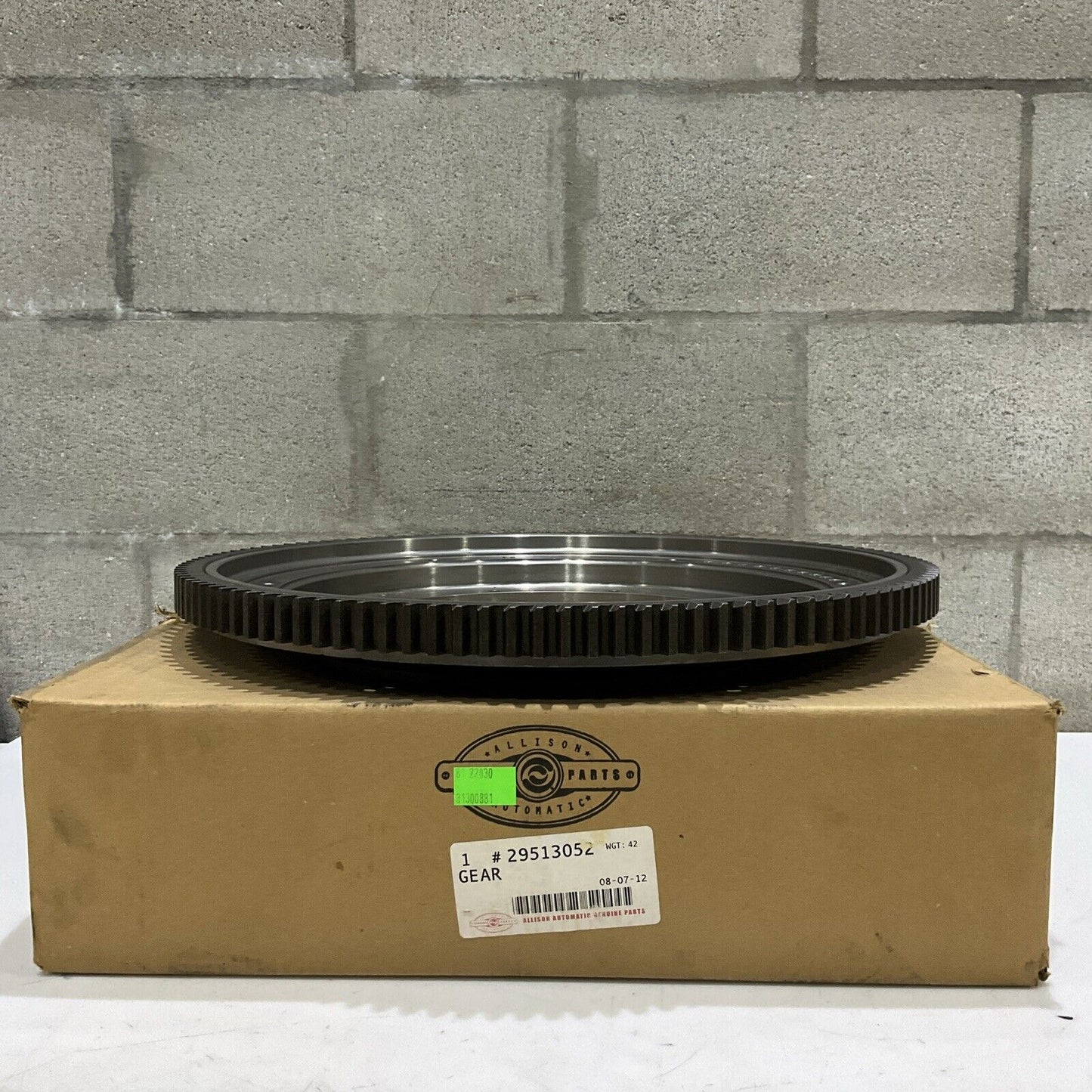 ALLISON AUTOMATIC 29513052 GEAR RING REAR ADAPTER P 13052 E3G