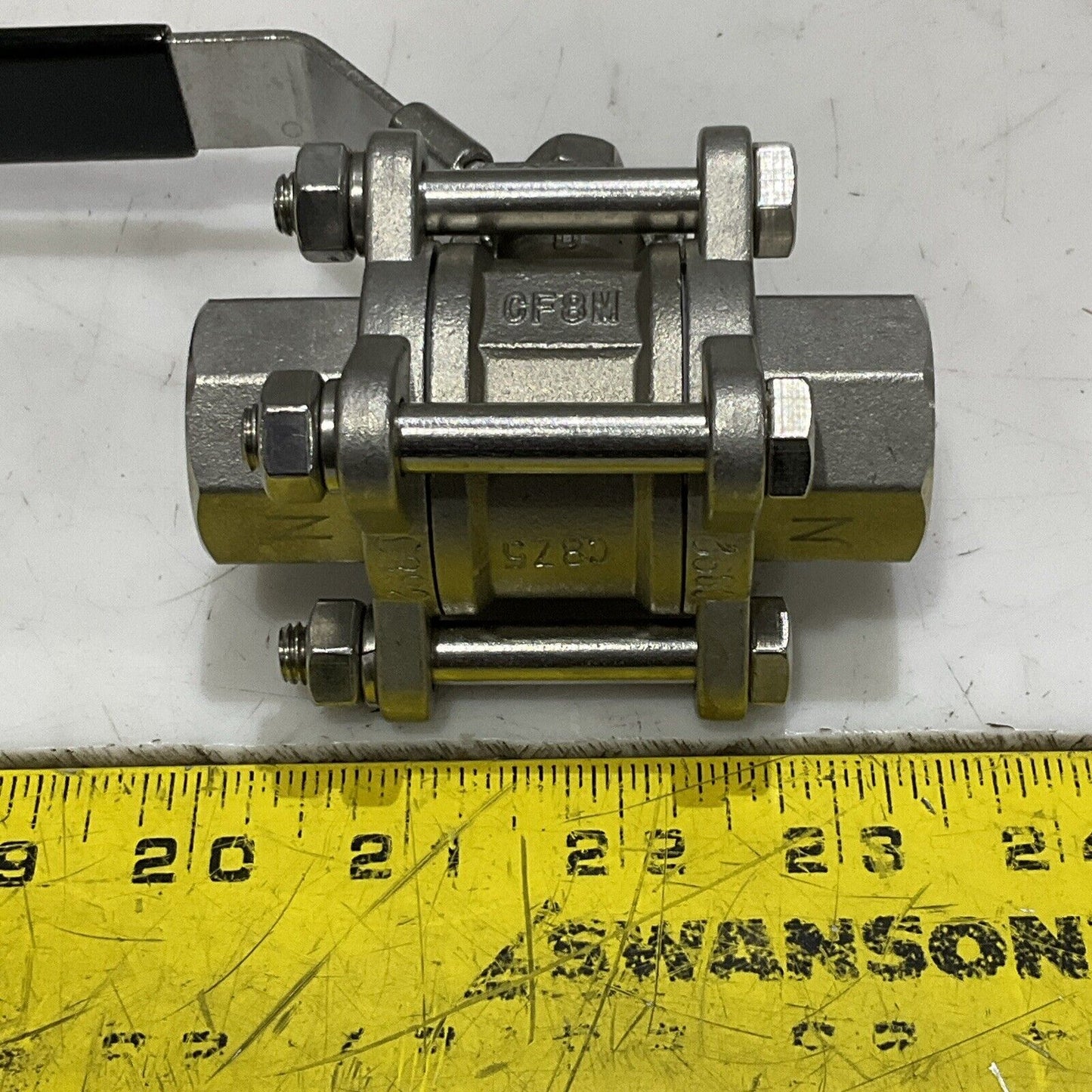 SVF FLOW CONTROLS B8006666ATSW00050 1000WG 3PC BALL VALVE 3/4" 1000# WOGC8V5 C2H