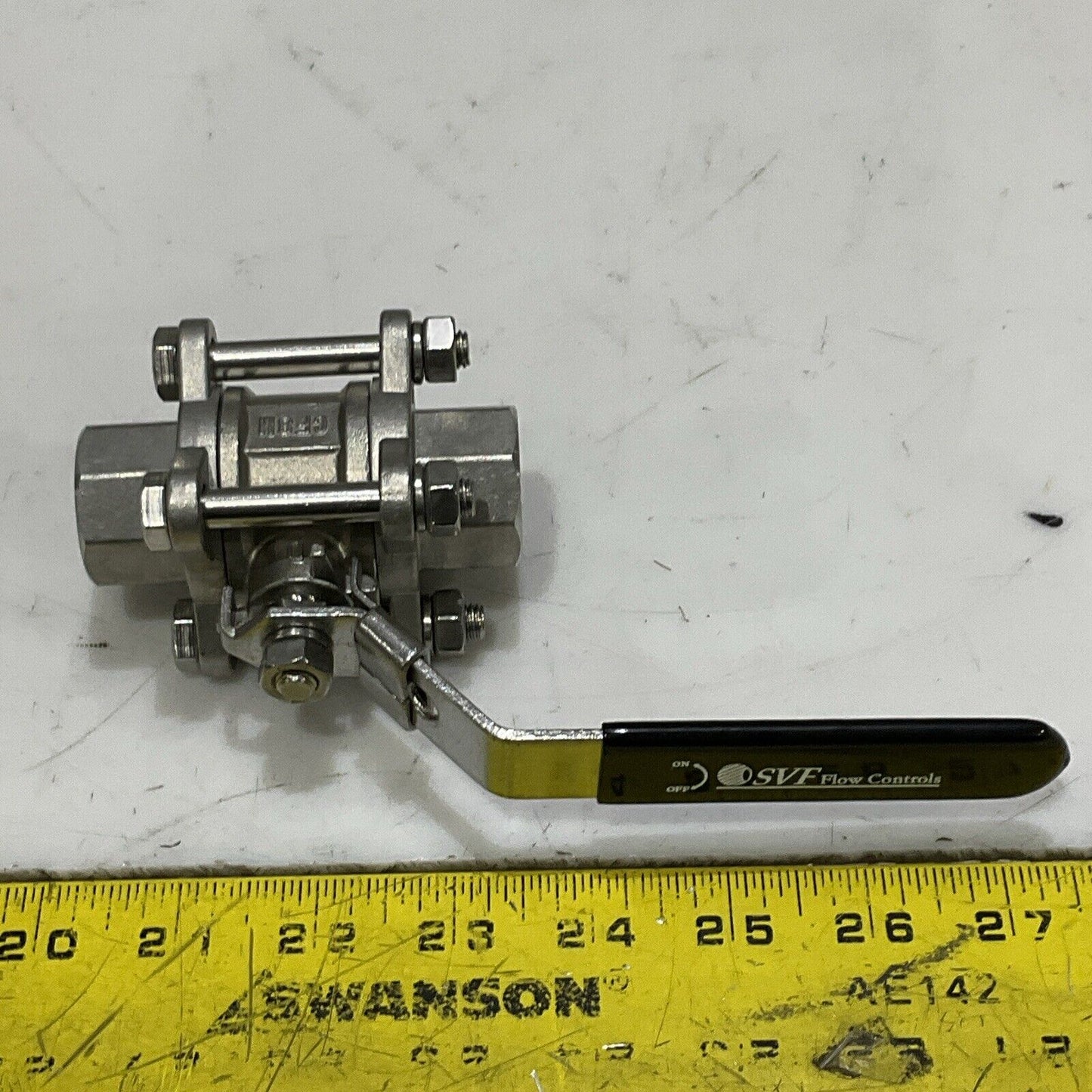 SVF FLOW CONTROLS B8006666ATSW00050 1000WG 3PC BALL VALVE 3/4" 1000# WOGC8V5 C2H
