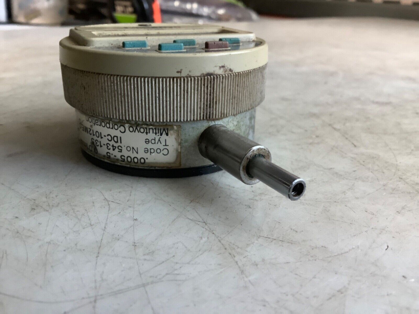 MITUTOYO 543-135 IDC-1012ME ELECTRONIC DIAL INDICATOR 0.0005-0.5IN
