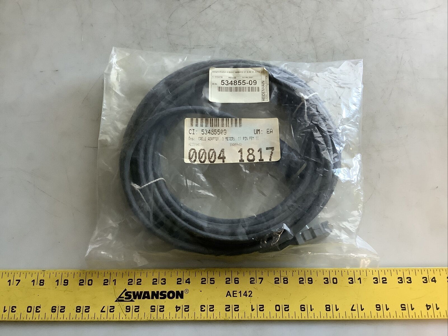 HEIDENHAIN 534855-09 CABLE HHH