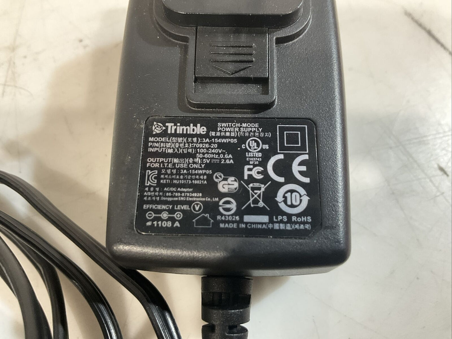 TRIMBLE JUNO SB 66410-00 GPS MAPPING DATA COLLECTOR W/ BATTERY AND CHARGER