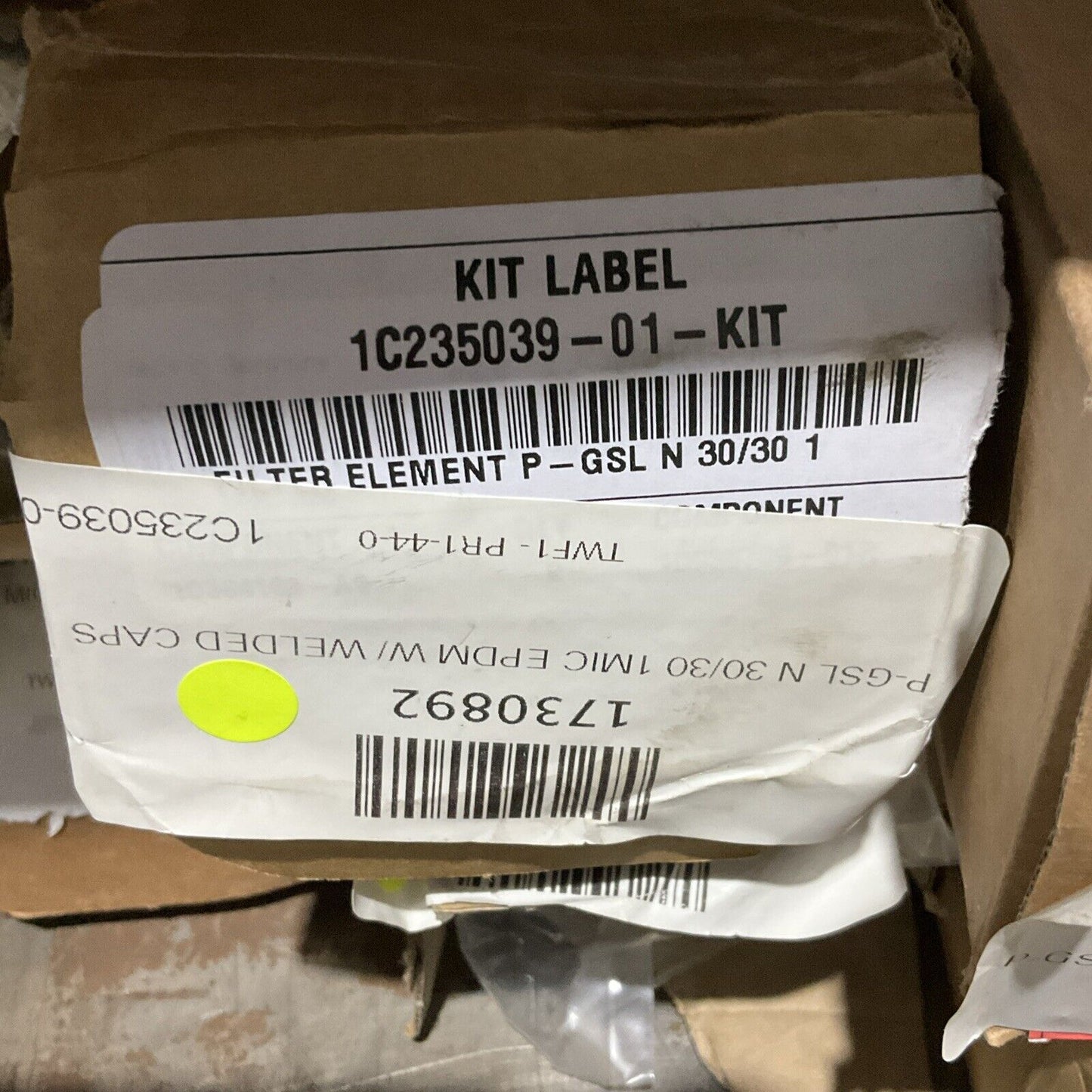 DONALDSON LIFE TEC P-GSL N LIQUID FILTER ELEMENT 1C03709-01R 30/30 1 MICRON C2H