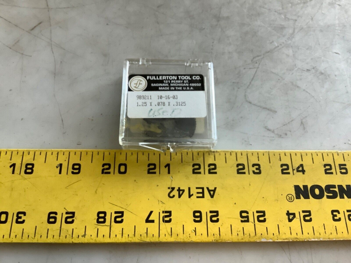 FULLERTON TOOL 989211 CARBIDE SAW BLADE 1.25IN X 0.078IN X 0.3125IN 333