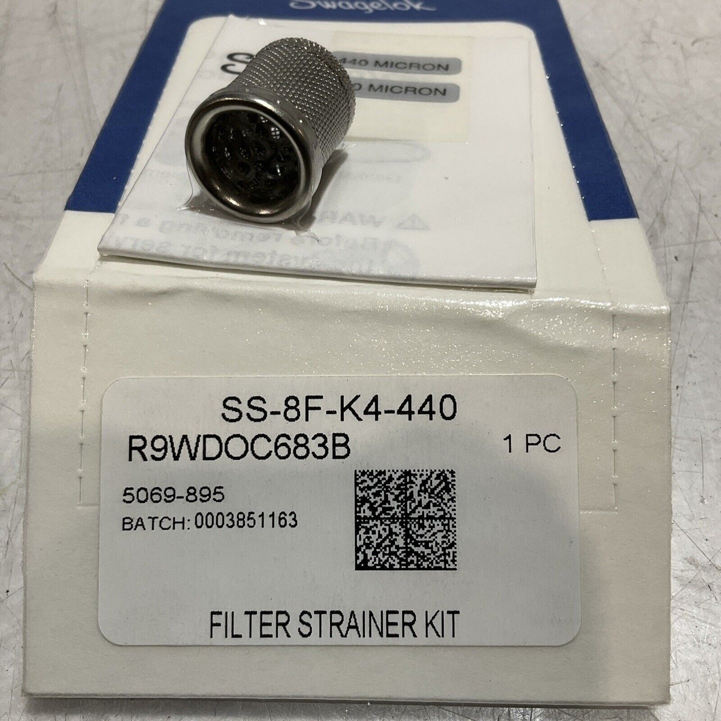 SWAGELOK SS-8F-K4-440 FILTER STRAINER KIT C2H
