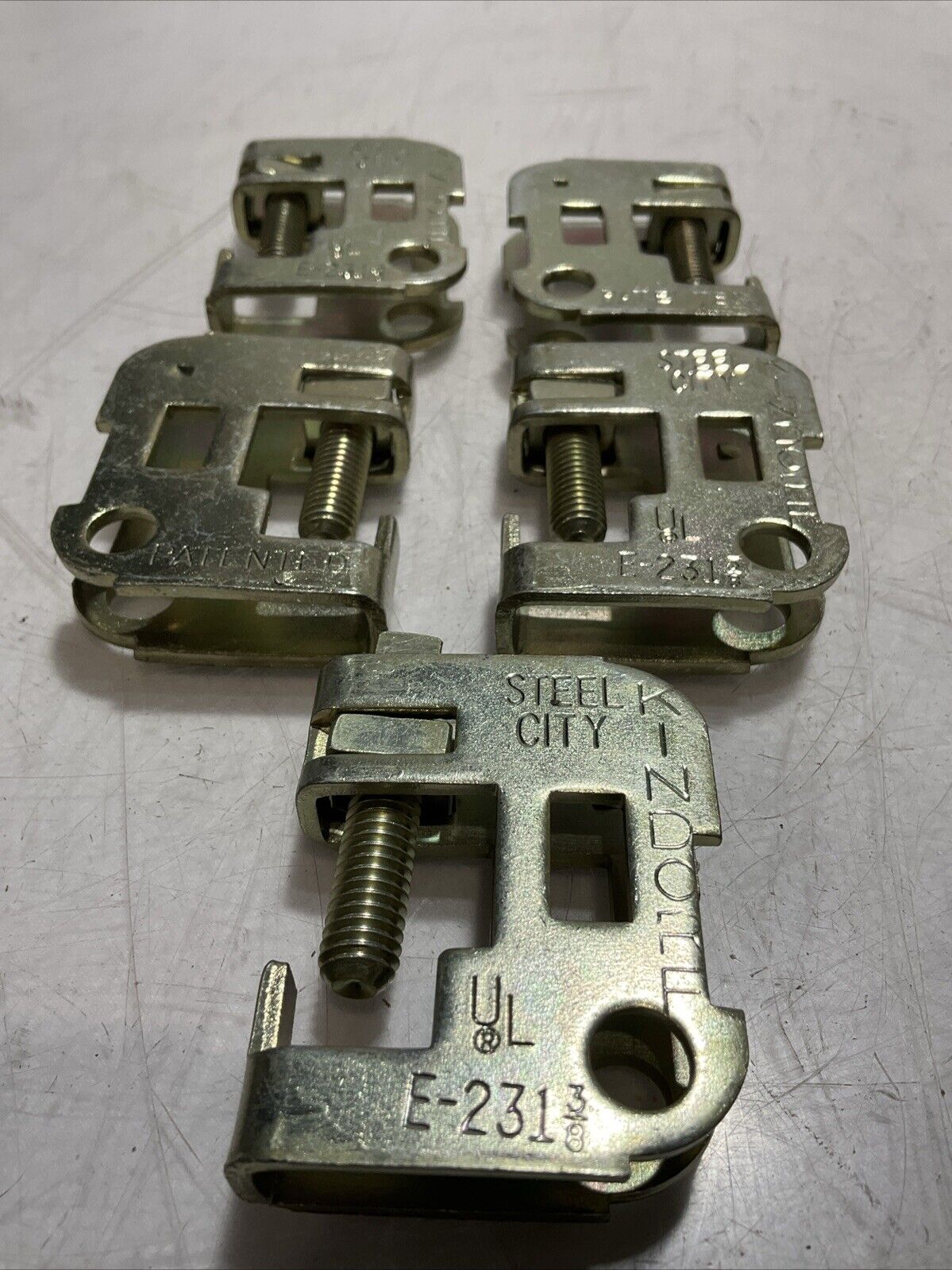 MSC 18462 STEEL BEAM CLAMP- RIGID FOR 3/8 ROAD LOT OF 5 U3S