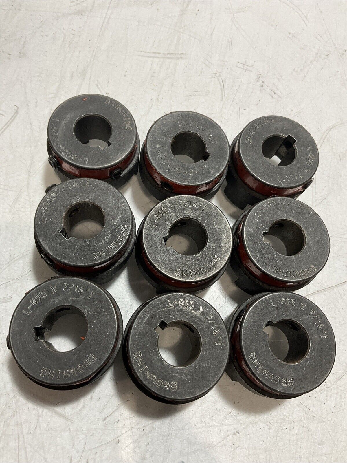 BROWNING L-095 X 7/16’1 COUPLING LOT OF 9 U3S