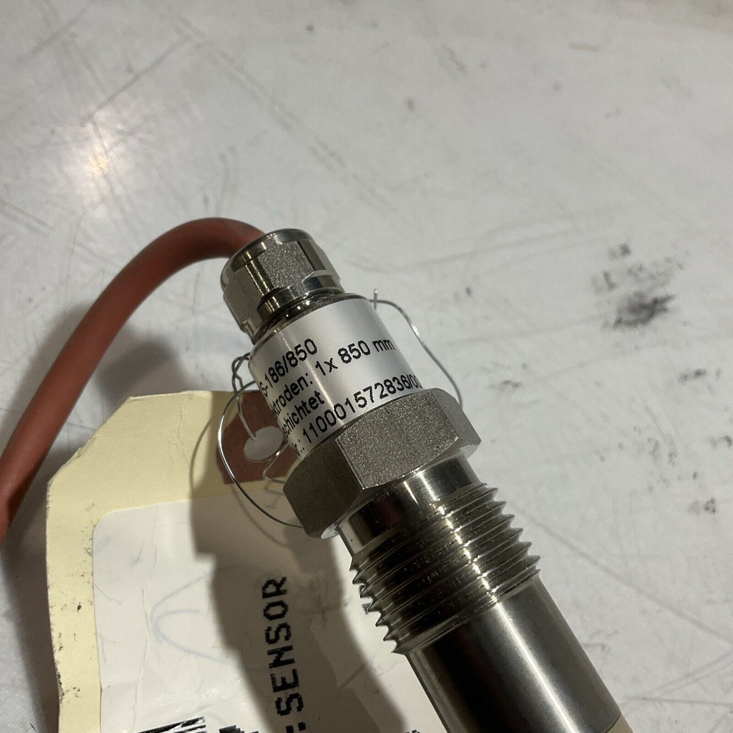 NEGELE NVS-186/850 110001572836 SWITCHED LEVEL SENSOR C2H