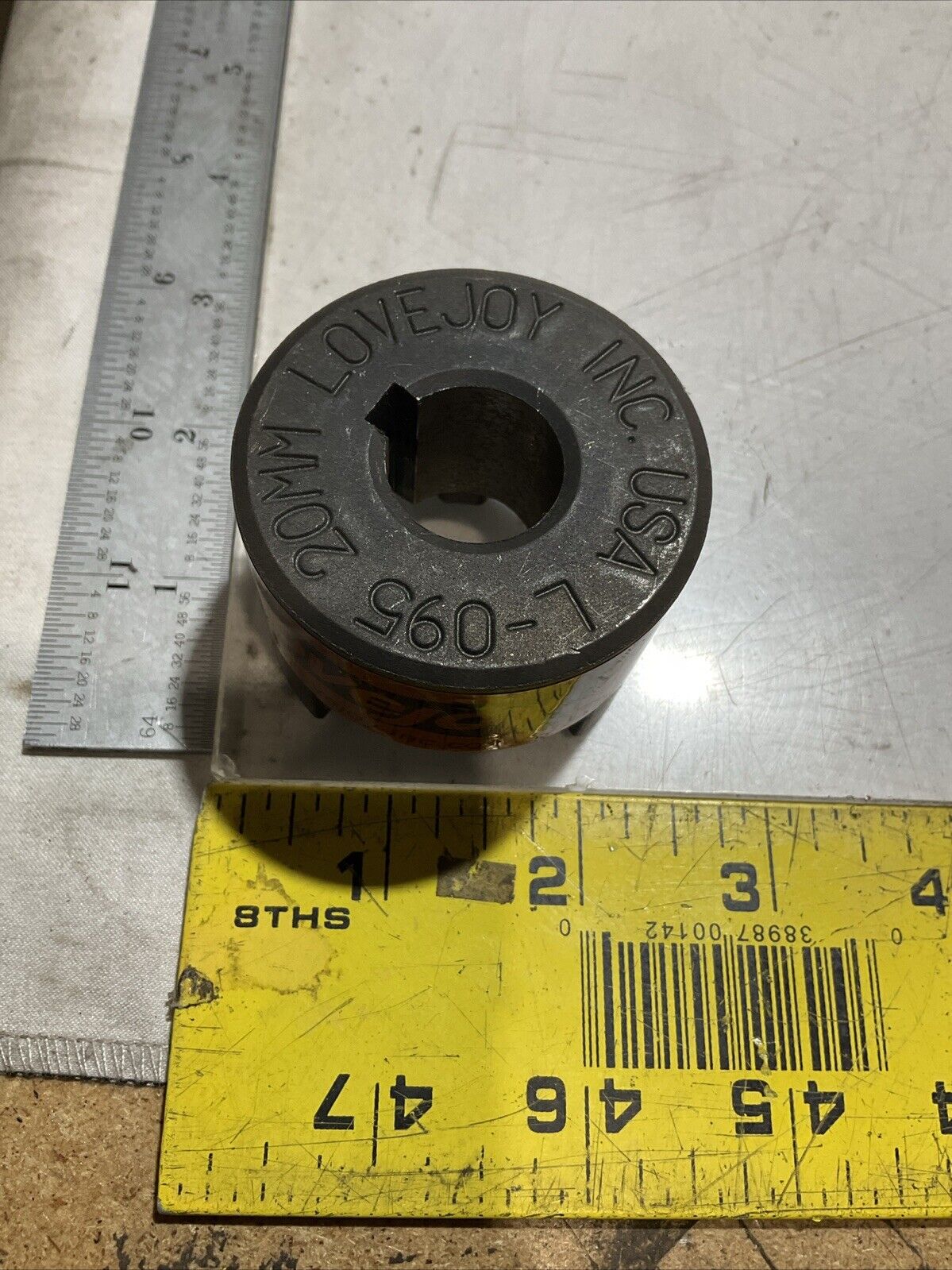 LOVEJOY L-095 COUPLING HALF 20MM LOT OF 50 U3S