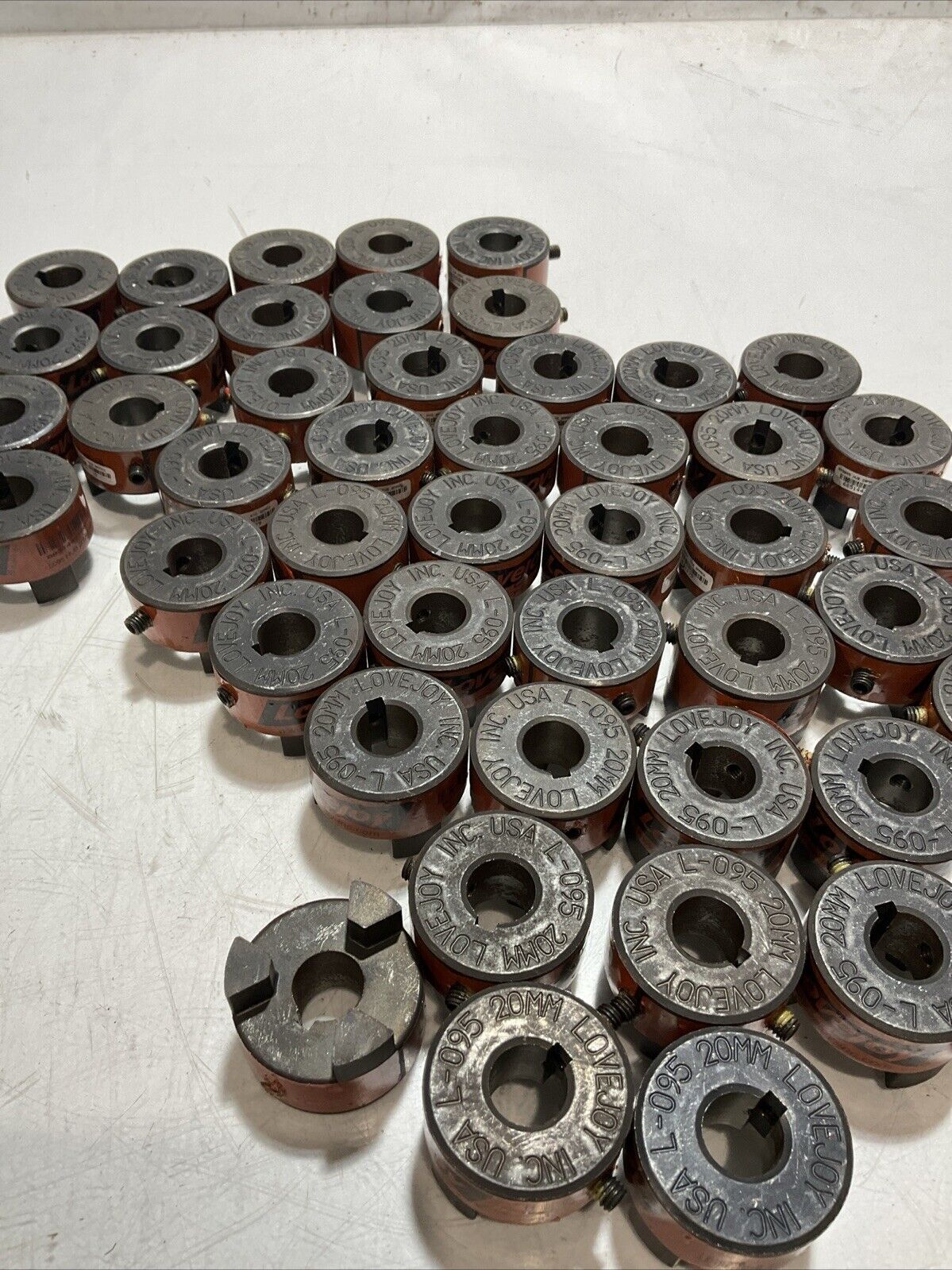 LOVEJOY L-095 COUPLING HALF 20MM LOT OF 50 U3S