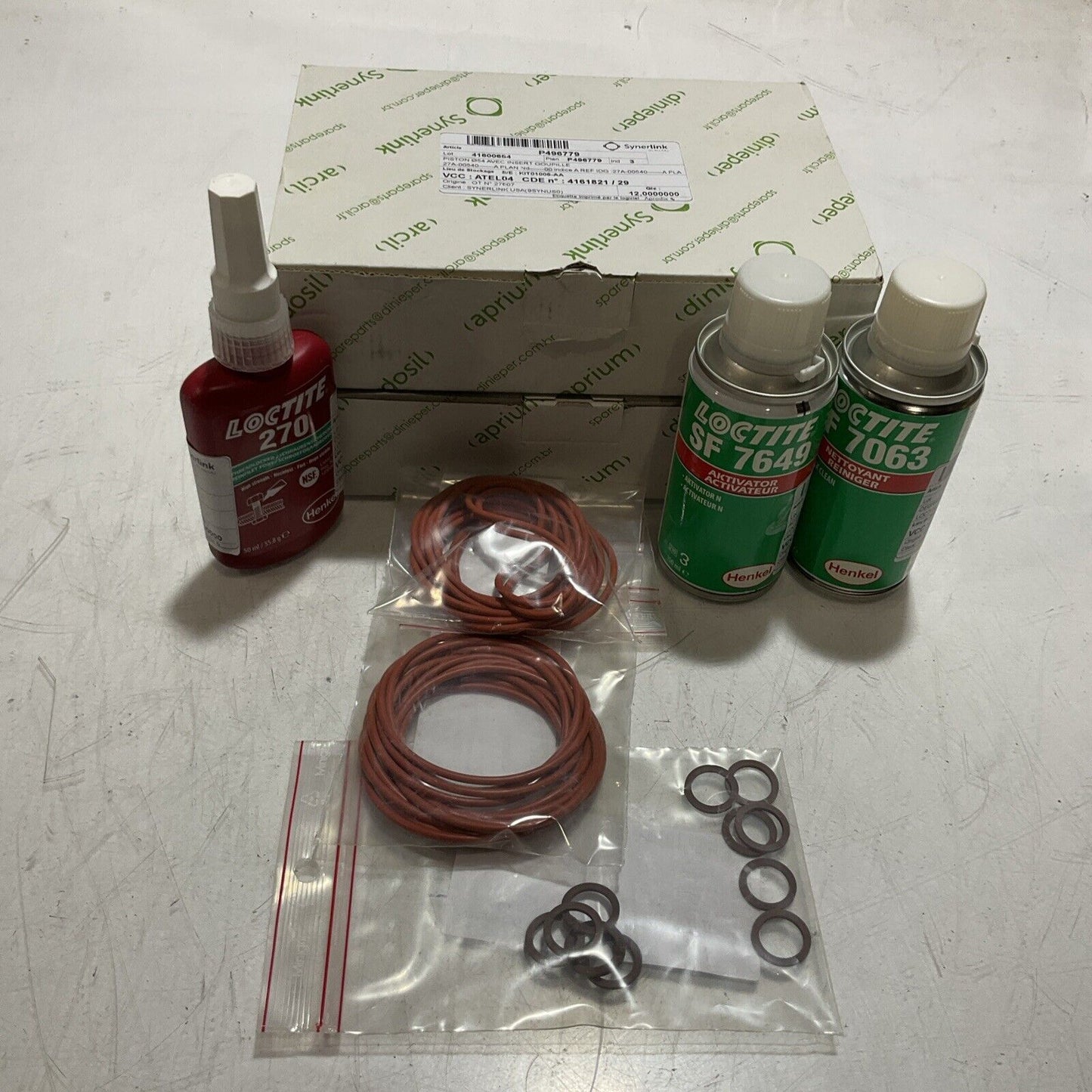 SYNERLINK KIT01006-AA KIT OF PISTONS FILLER-PSJD-12PISTON-D54 C2H