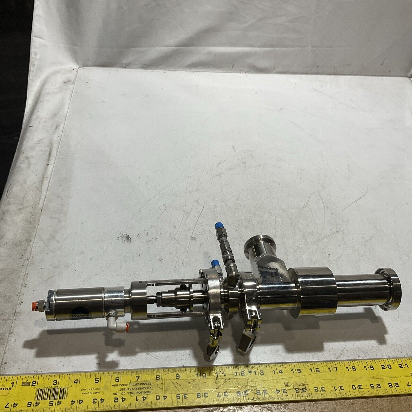 BIMBA SR-171-D PNEUMATIC AIR CYLINDER SPX CLAMPS C2H