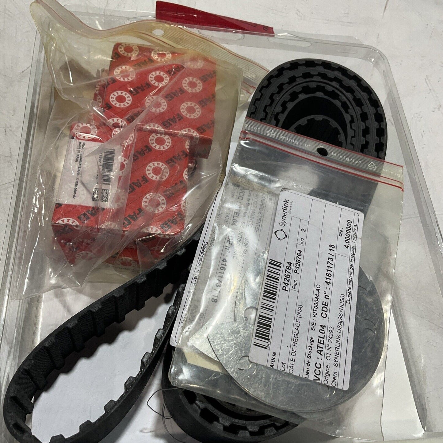 SYNERLINK KIT00044-AC KIT OF PISTON DRIVING BELT AND BEARING FILlER-PSJD C2H