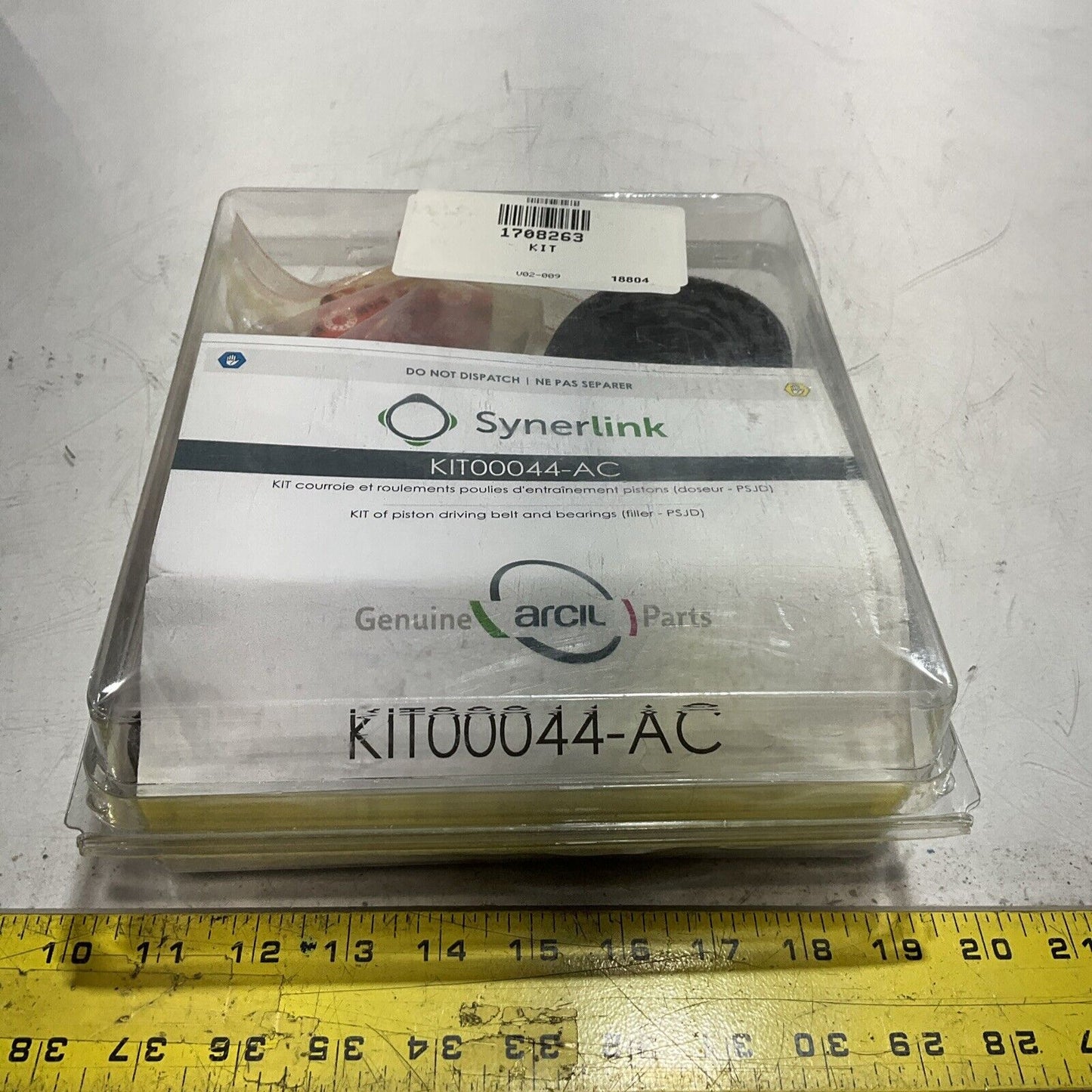 SYNERLINK KIT00044-AC KIT OF PISTON DRIVING BELT AND BEARING FILlER-PSJD C2H