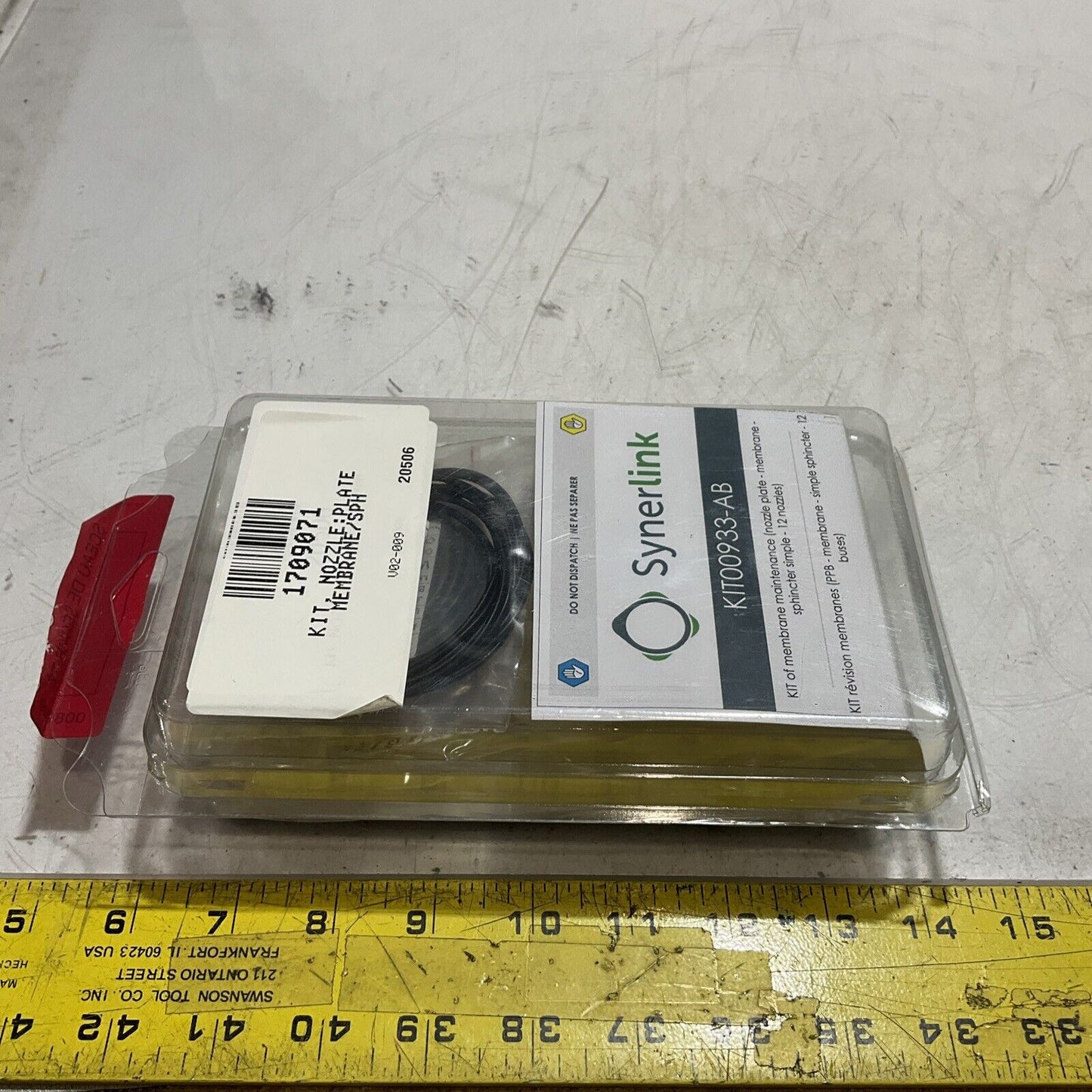 SYNERLINK KIT00933-AB KIT OF MEMBRANE MAINTENANCE NOZZLE PLATE C2H