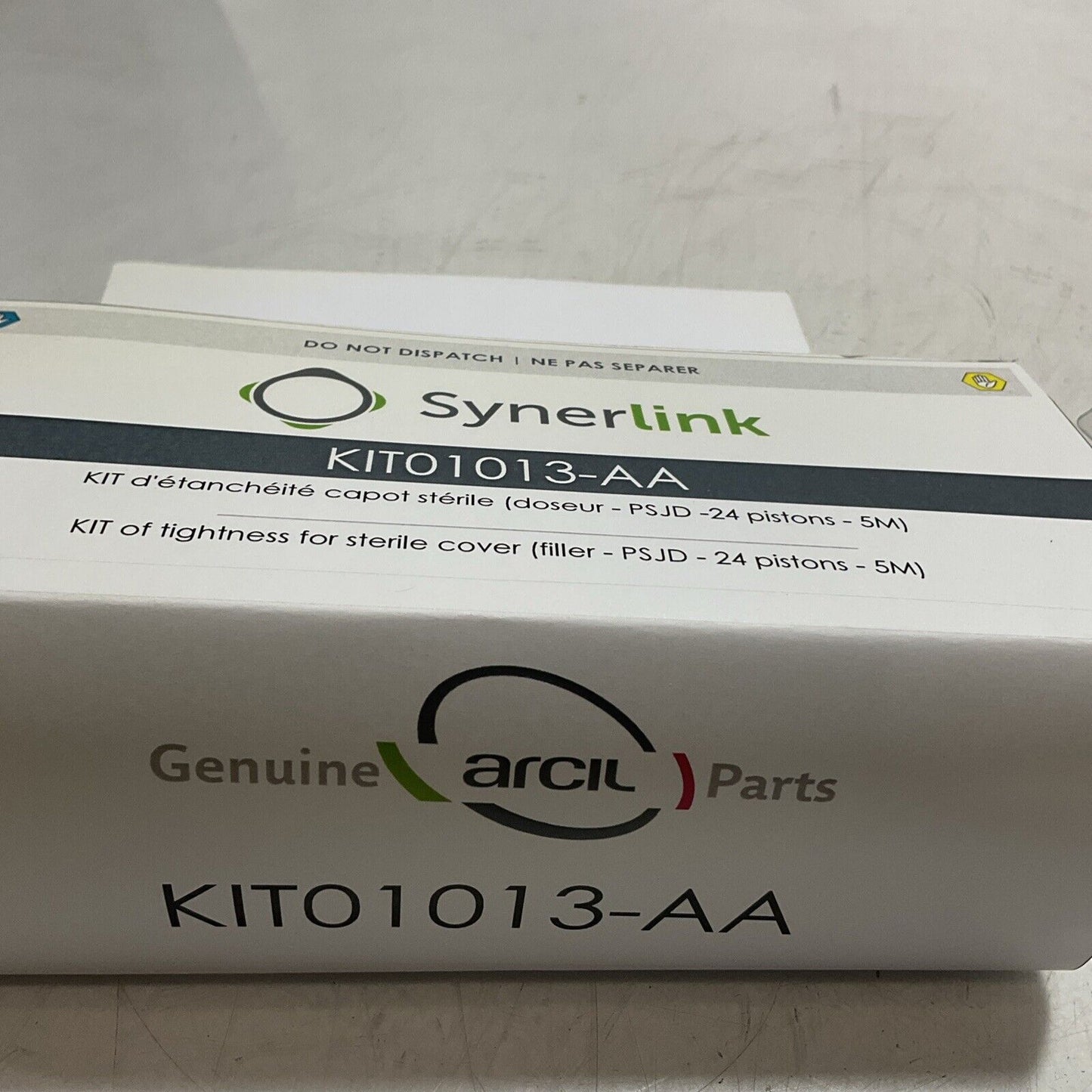 SYNERLINK KIT01013-AA KIT OF TIGHTNESS FOR STERILE COVER PSJD-24 PISTONS-5M C2H