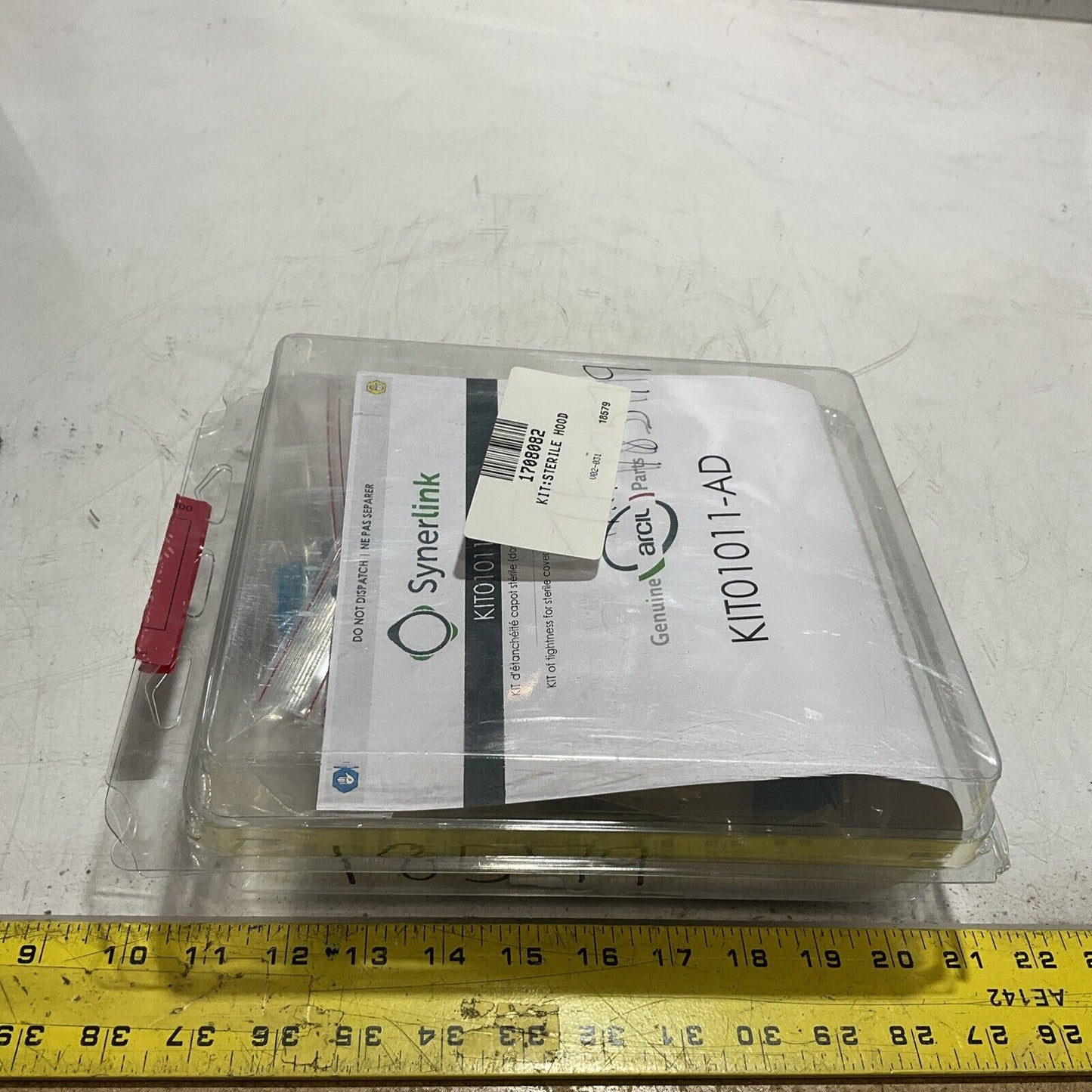 SYNERLINK KIT01011-AD KIT OF TIGHTNESS FOR STERILE PSJD-12PISTONS LOT OF 4 C2H