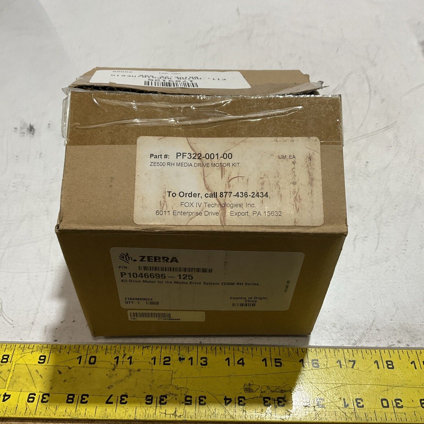 ZEBRA P1046696-125 MOTOR DRIVE KIT SYSTEM ZE500 RH SERIES C2H