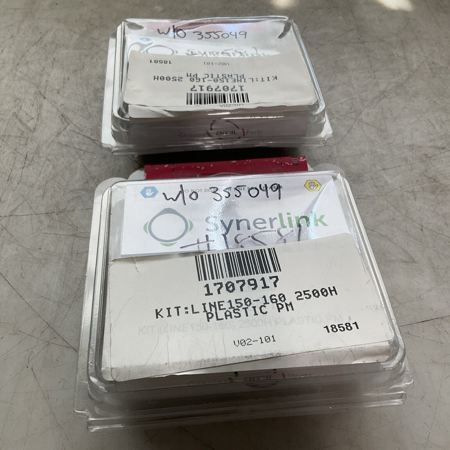 SYNERLINK KIT00875-AA KIT OF GUIDING SEAL FOR PUNCH PLATE COLUMNS LOT OF 2