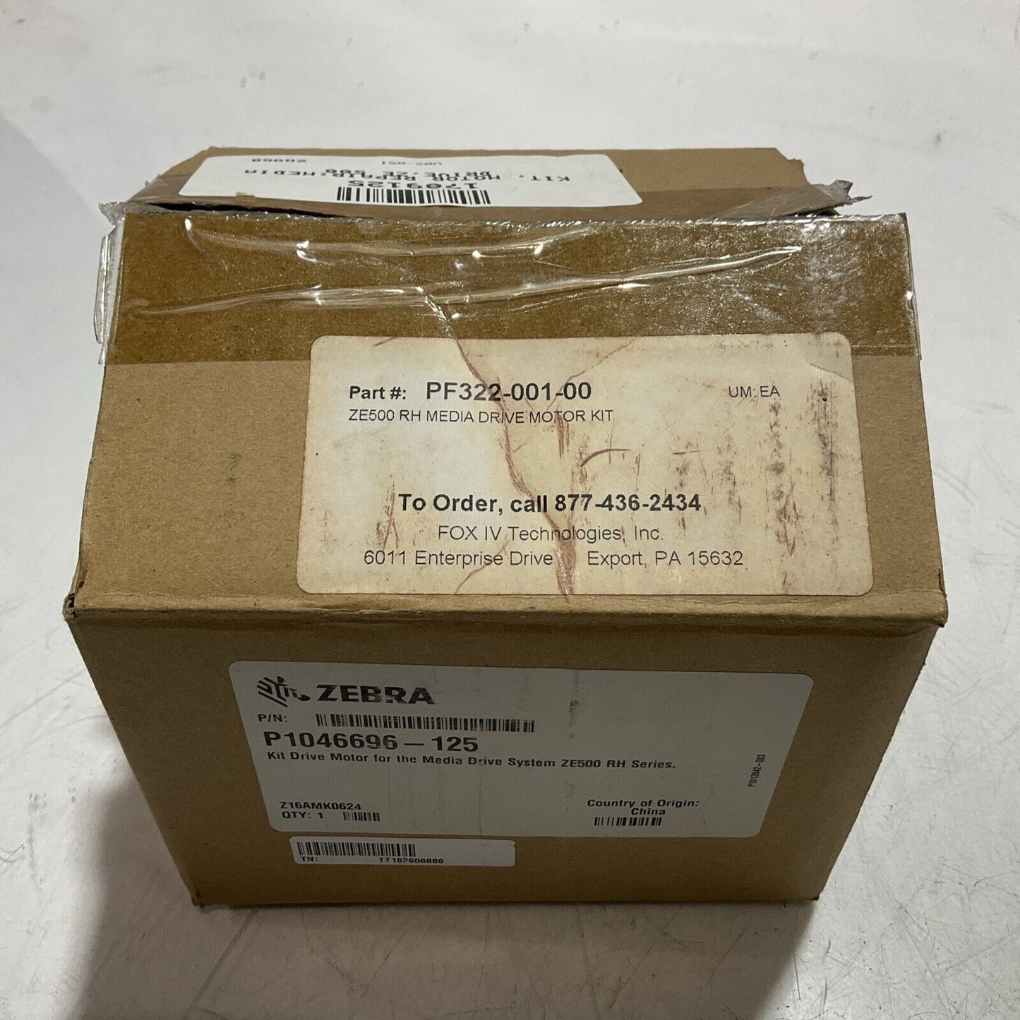 ZEBRA P1046696-125 MOTOR DRIVE KIT SYSTEM ZE500 RH SERIES C2H