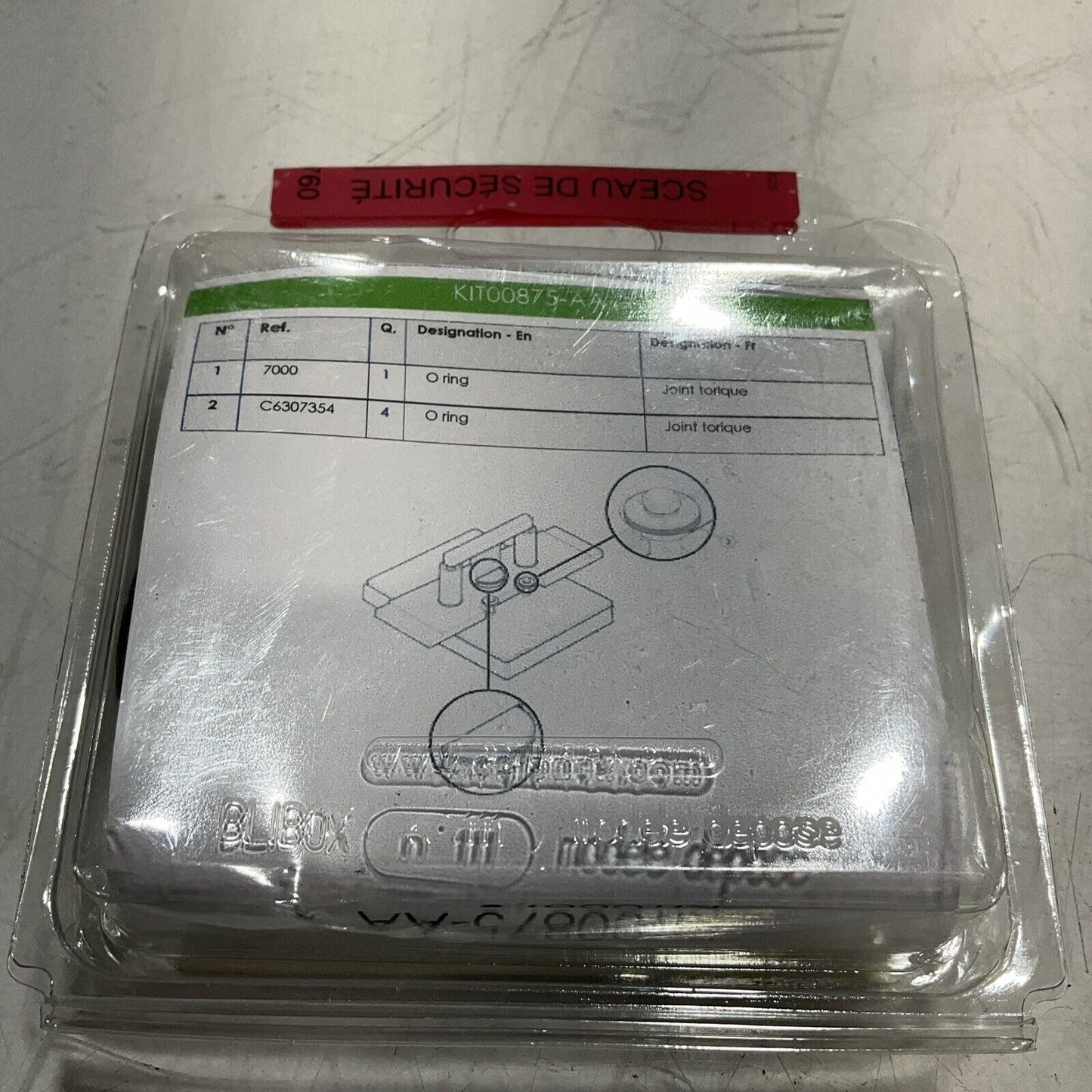 SYNERLINK KIT00875-AA KIT OF GUIDING SEAL FOR PUNCH PLATE COLUMNS LOT OF 2
