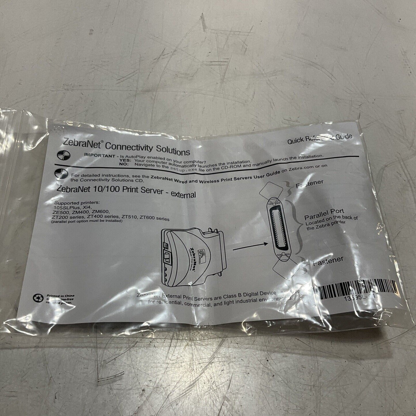 ZEBRA PF233-154-00 CARD PRINTER ETHERNET C2H