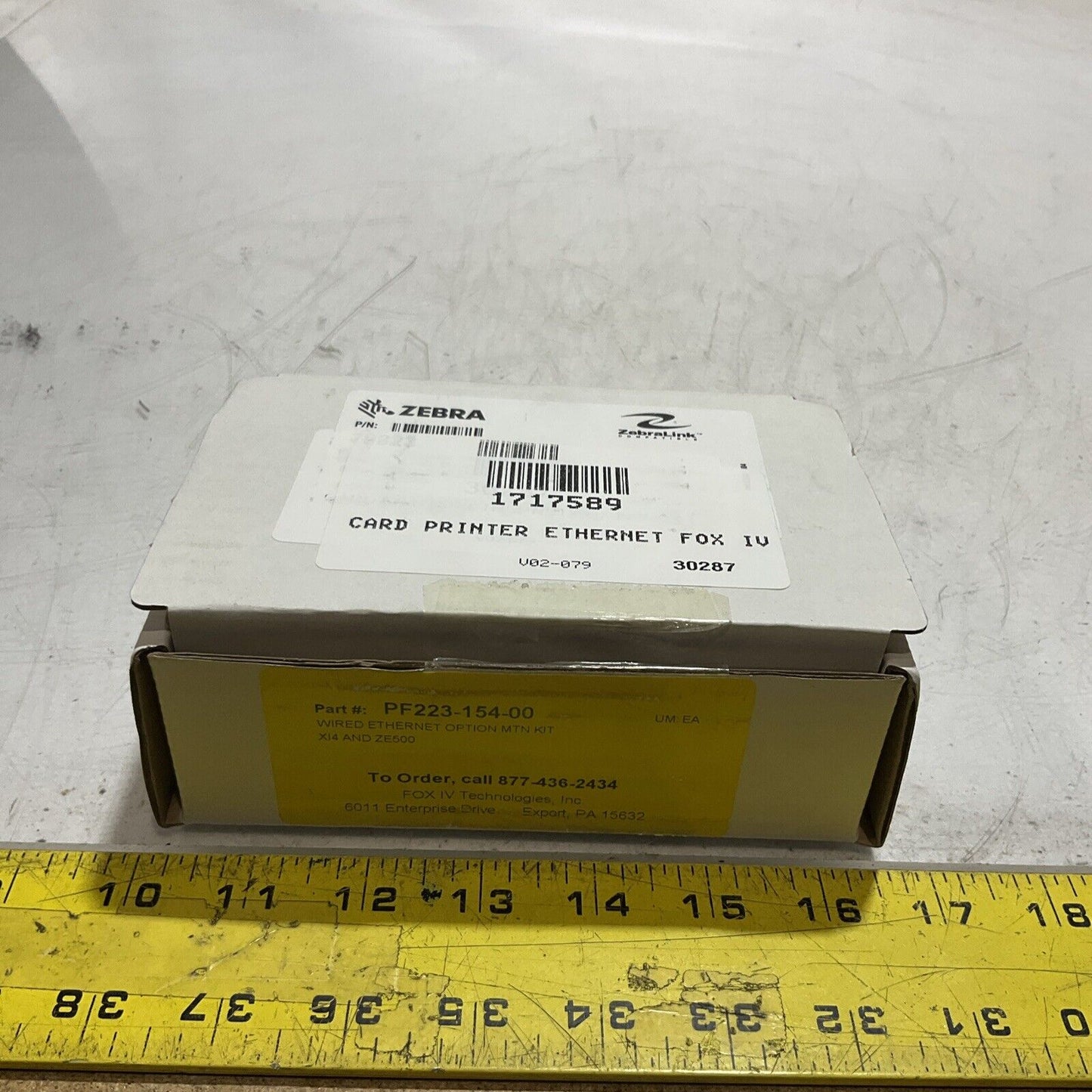 ZEBRA PF233-154-00 CARD PRINTER ETHERNET C2H
