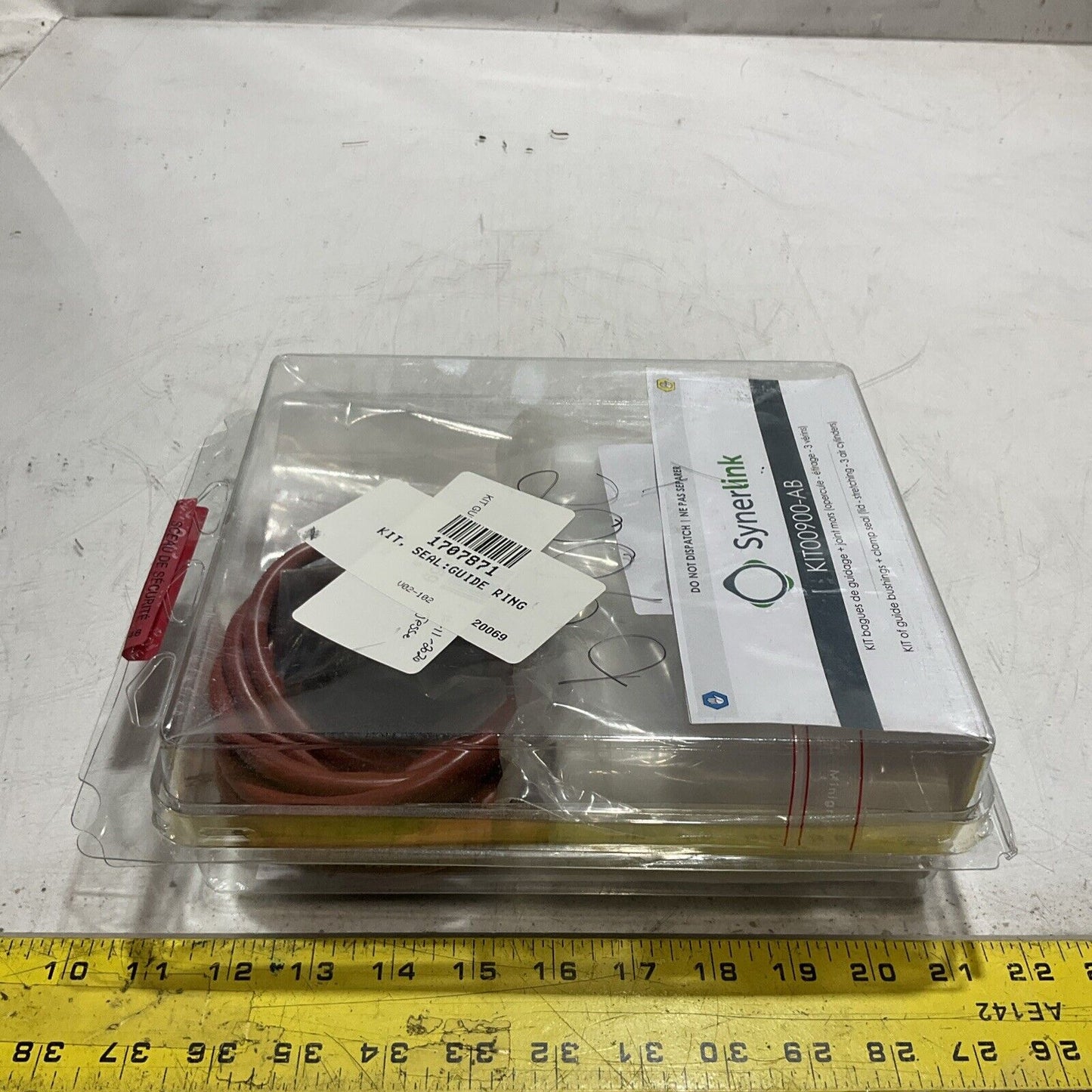 SYNERLINK KIT00900-AB KIT OF GUIDE BUSHINGS + CLAMP SEAL 3AIR CYLINDER C2H