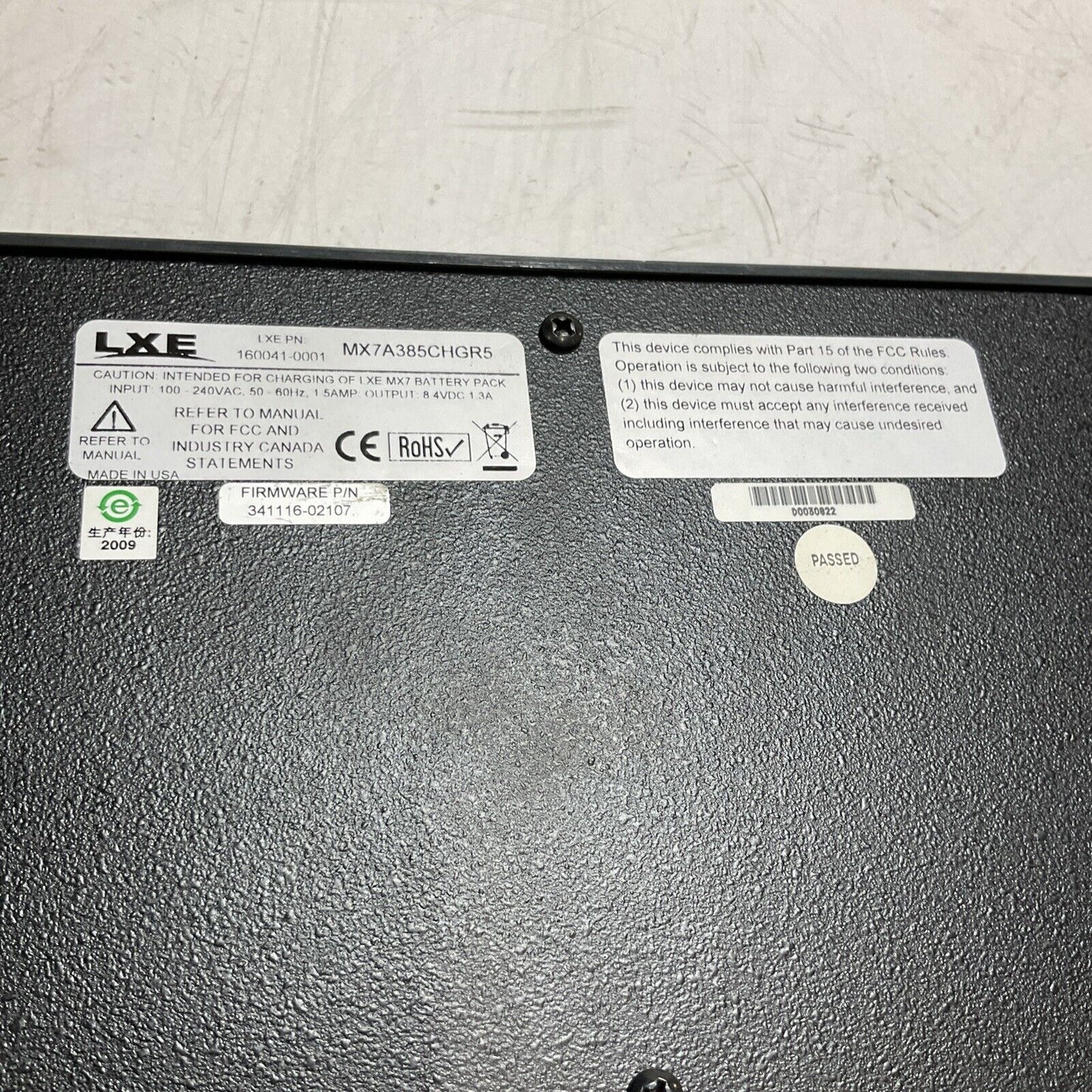 LXE MX7A385CHGR5 MULTI-CHARGER PLUS BATTERY CHARGER WITH 5 SLOTS U3S