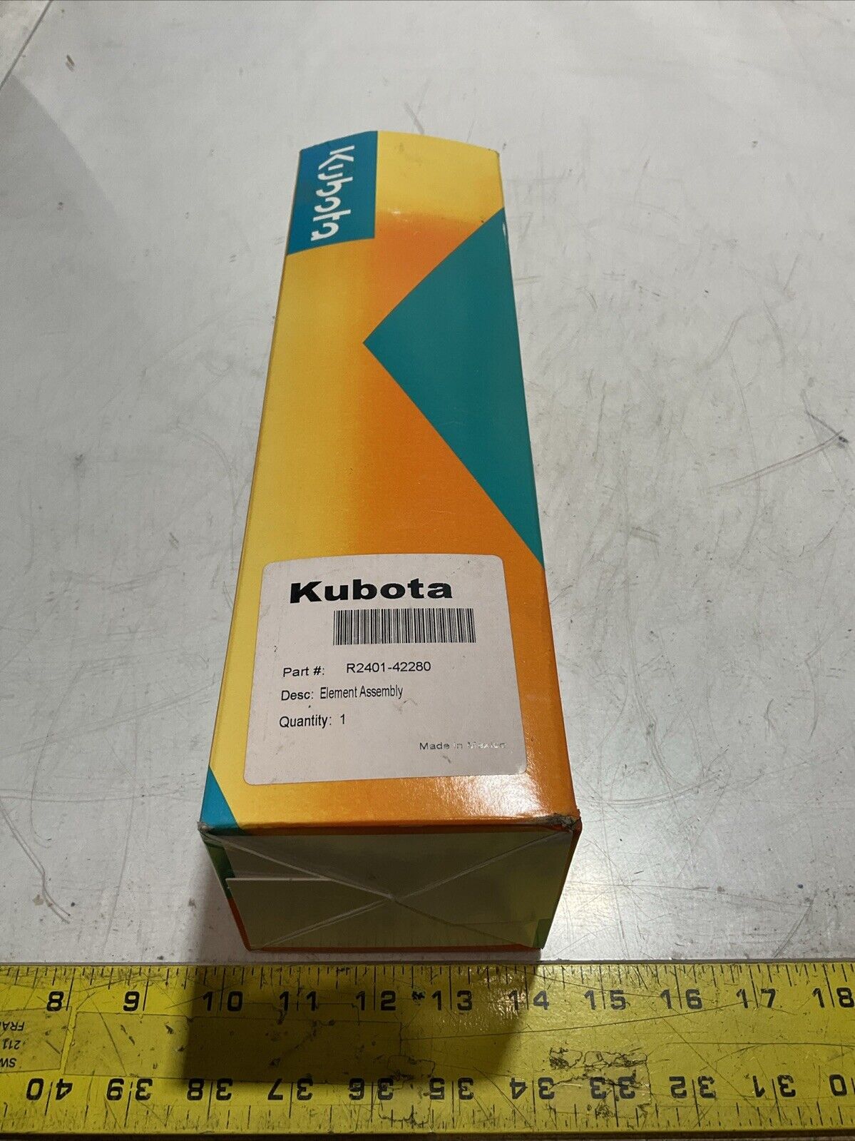 KUBOTA R2401-42280 GENUINE INNER AIR FILTER ELEMENT ASSEMBLY K6U
