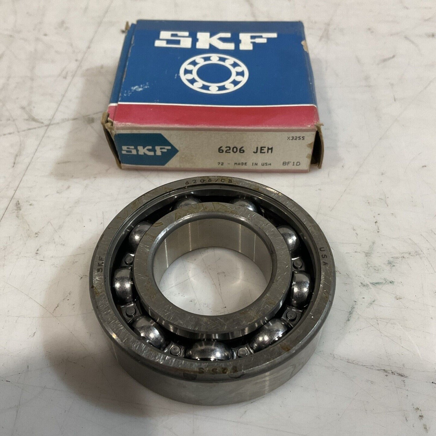 SKF 6206JEM DEEP GROOVE BALL BEARINGS LOT OF 2 U3S