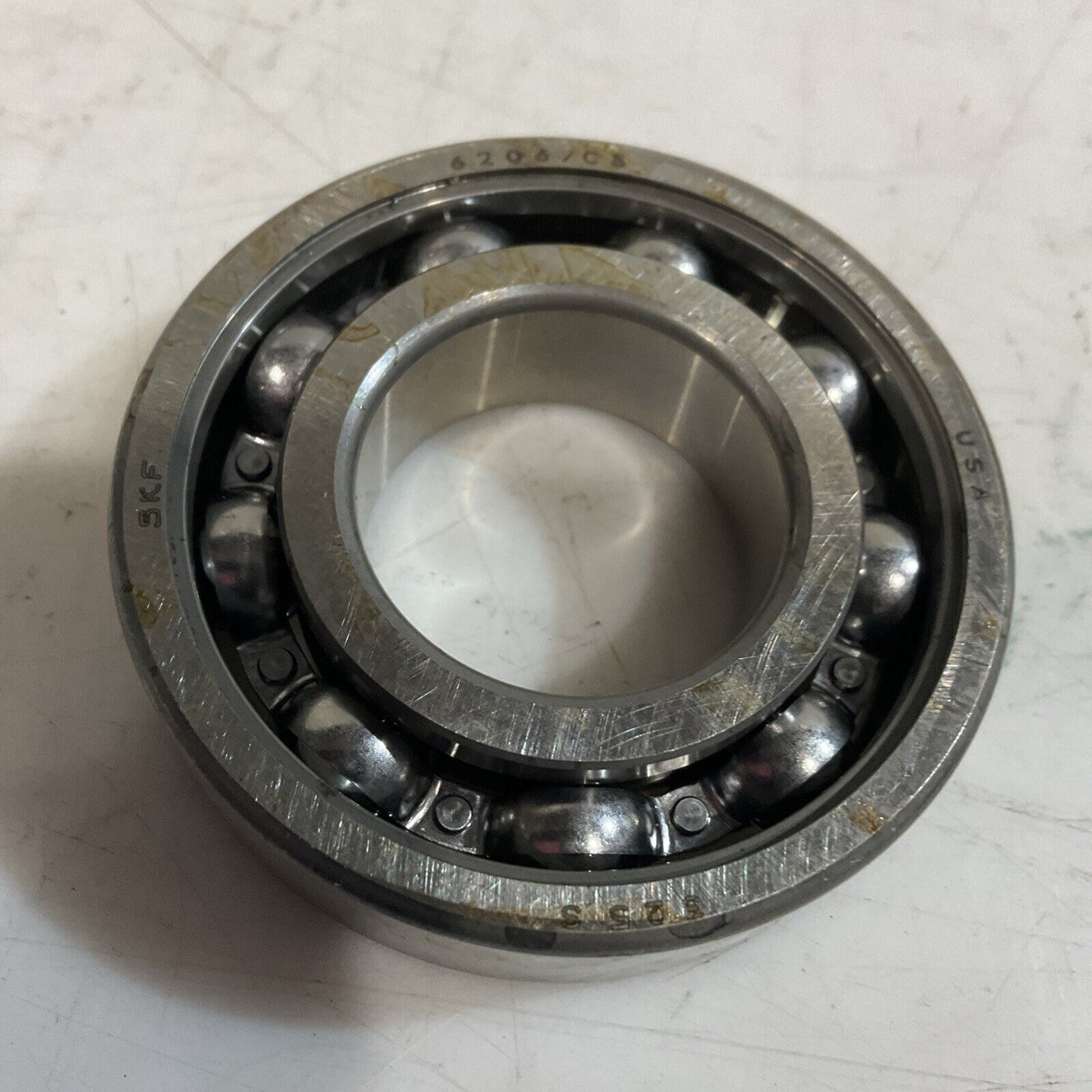 SKF 6206JEM DEEP GROOVE BALL BEARINGS LOT OF 2 U3S