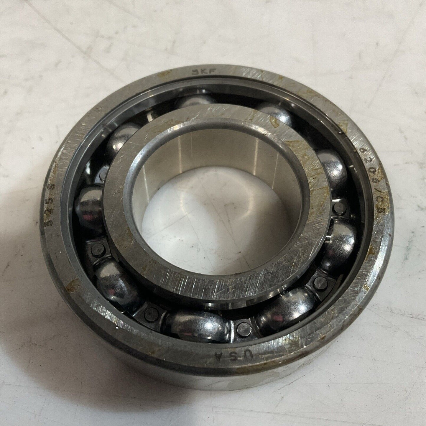 SKF 6206JEM DEEP GROOVE BALL BEARINGS LOT OF 2 U3S