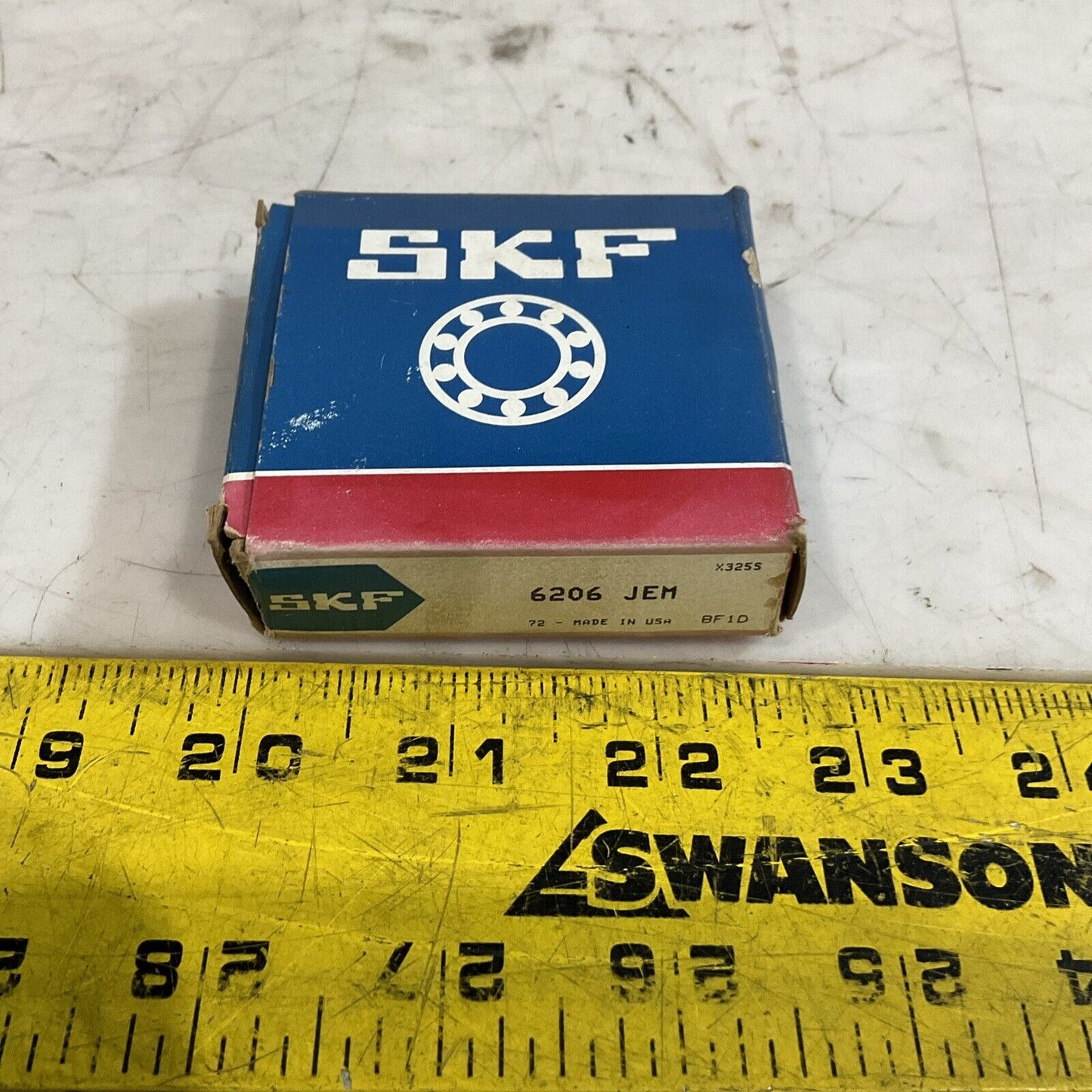 SKF 6206JEM DEEP GROOVE BALL BEARINGS LOT OF 2 U3S