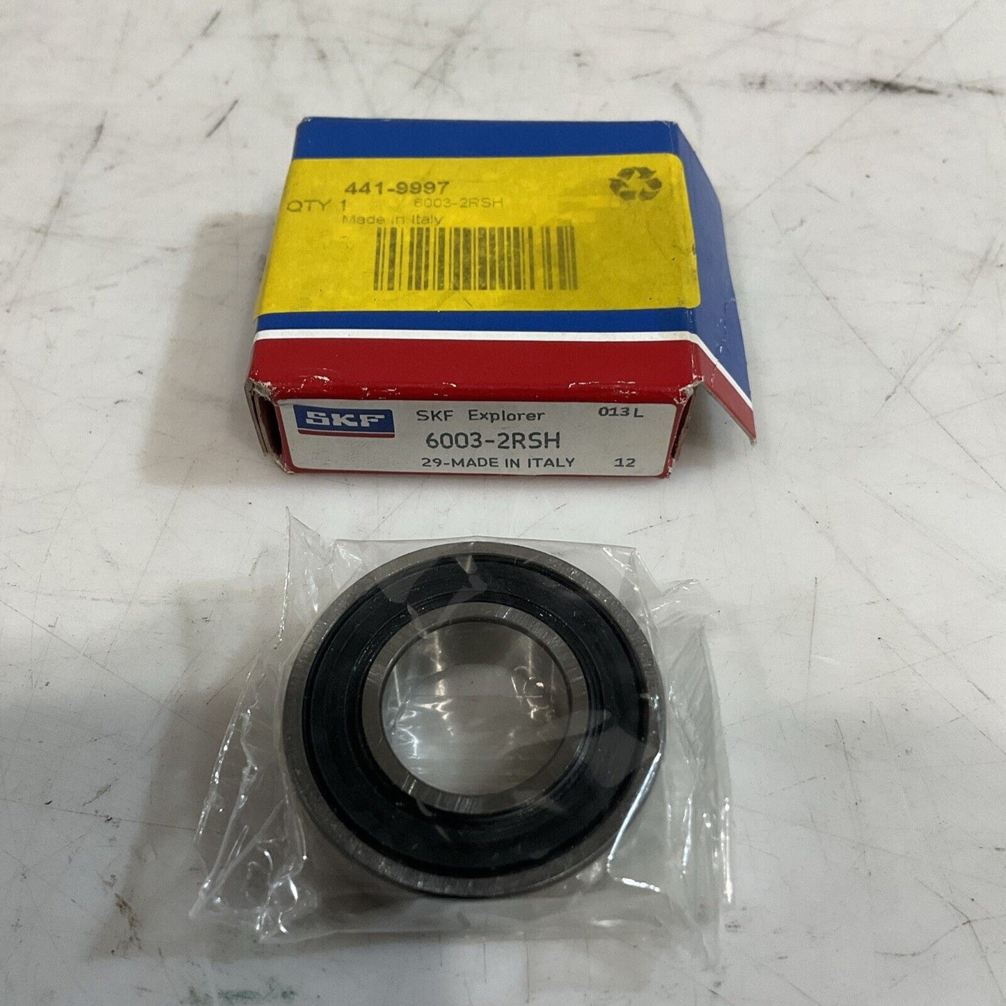 SKF 6003-2RSH DEEP GROOVE BALL BEARINGS LOT OF 6 U3S