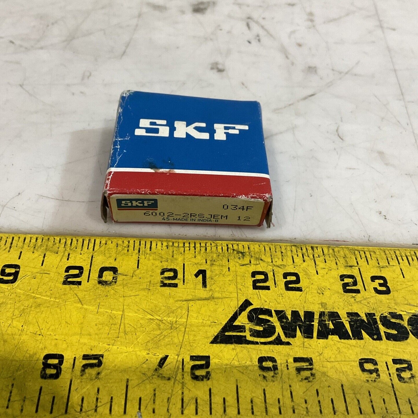 SKF 6002-2RSJEM DEEP GROOVE BALL BEARINGS LOT OF 3 U3S