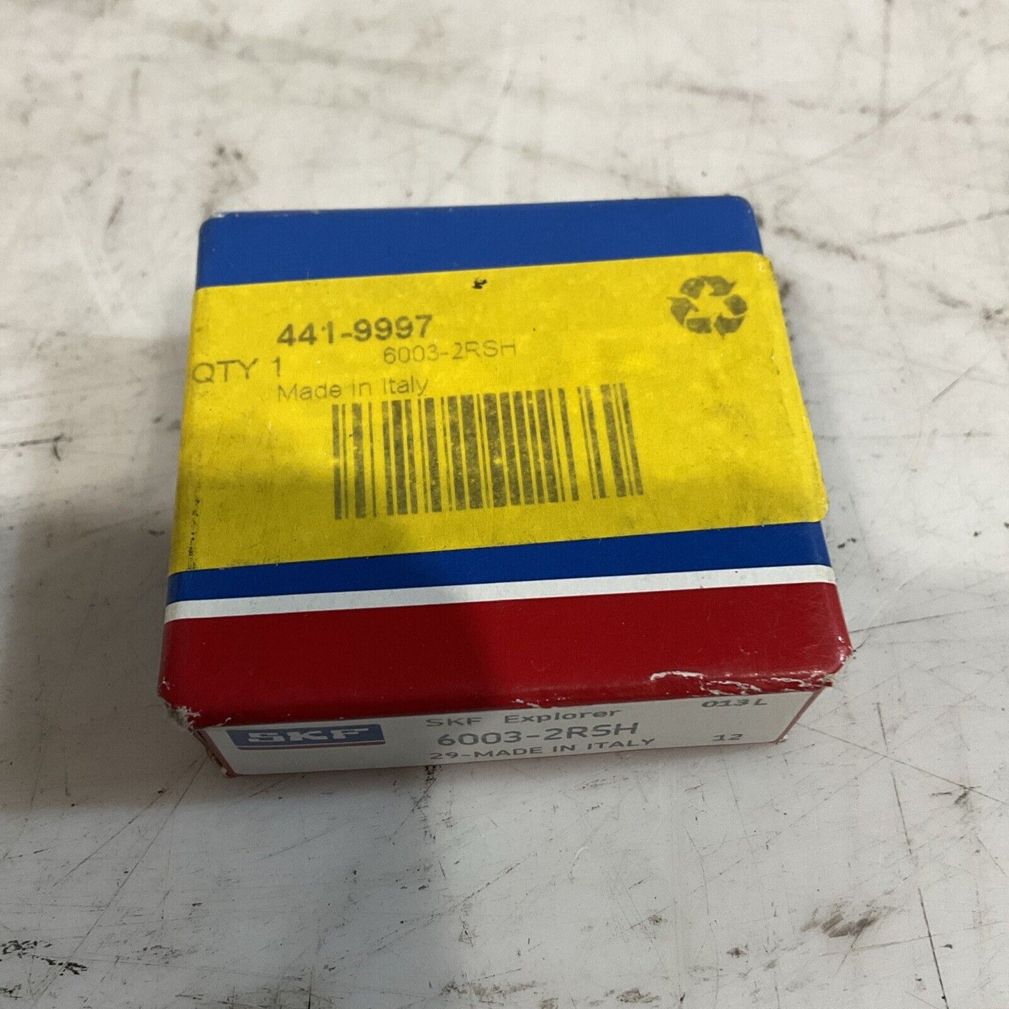 SKF 6003-2RSH DEEP GROOVE BALL BEARINGS LOT OF 6 U3S