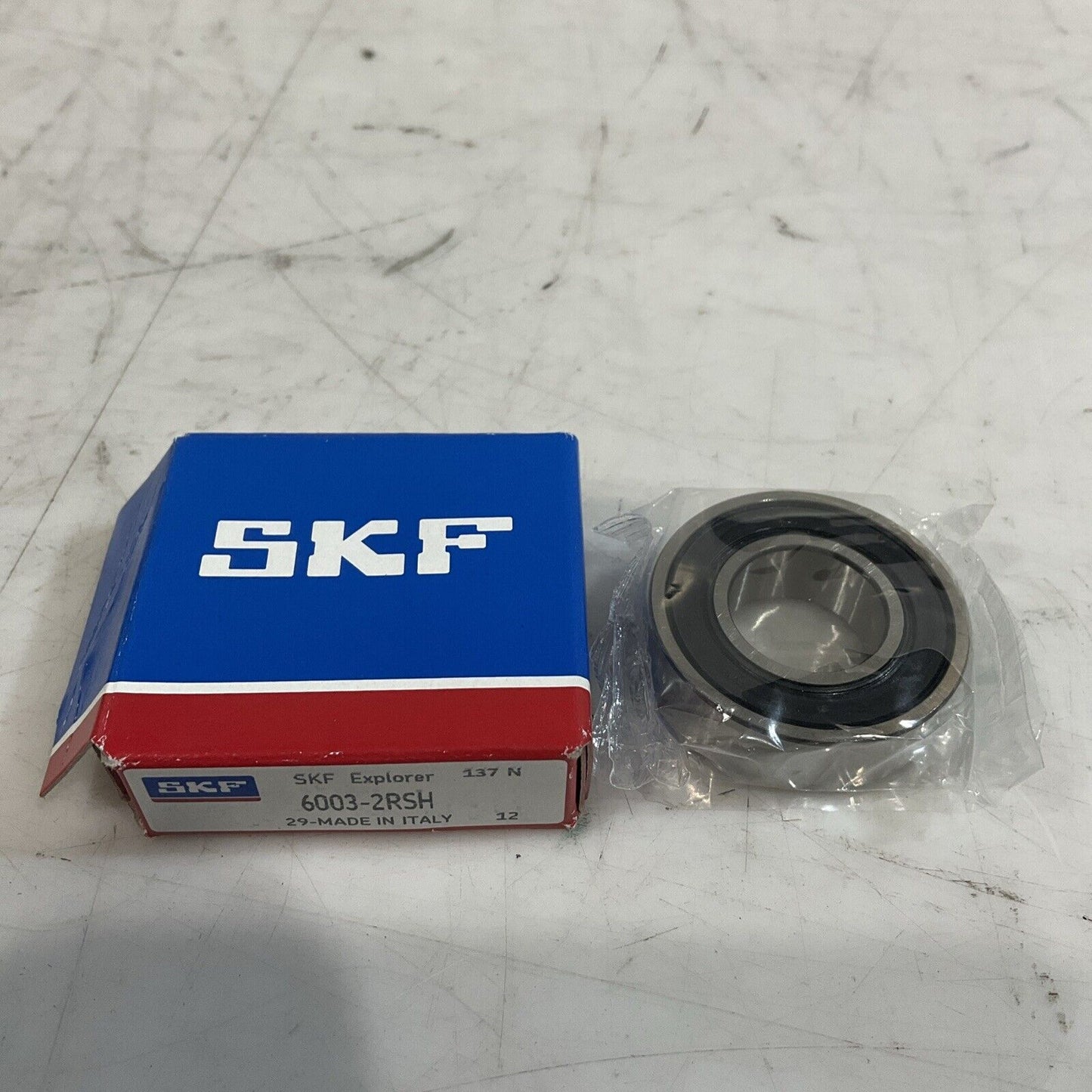 SKF 6003-2RSH DEEP GROOVE BALL BEARINGS LOT OF 5 U3S