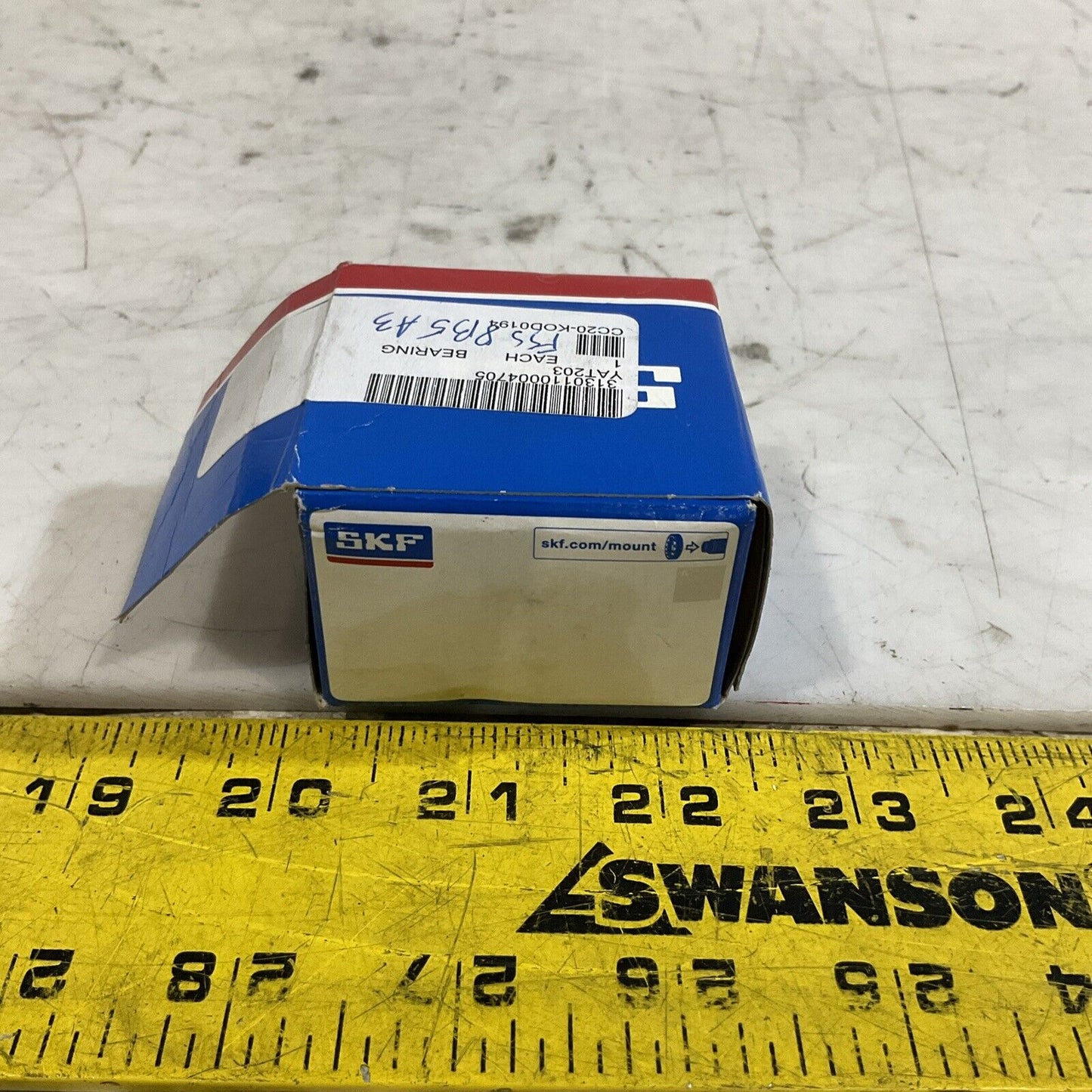 SKF YAT203 INSERTS BEARINGS LOT OF 5 U3S
