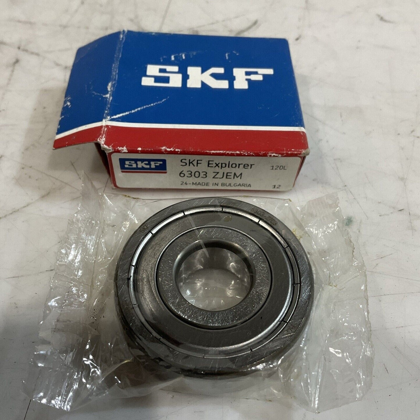 SKF 6303ZJEM SINGLE ROW BALL BEARINGS LOT OF 3 U3S
