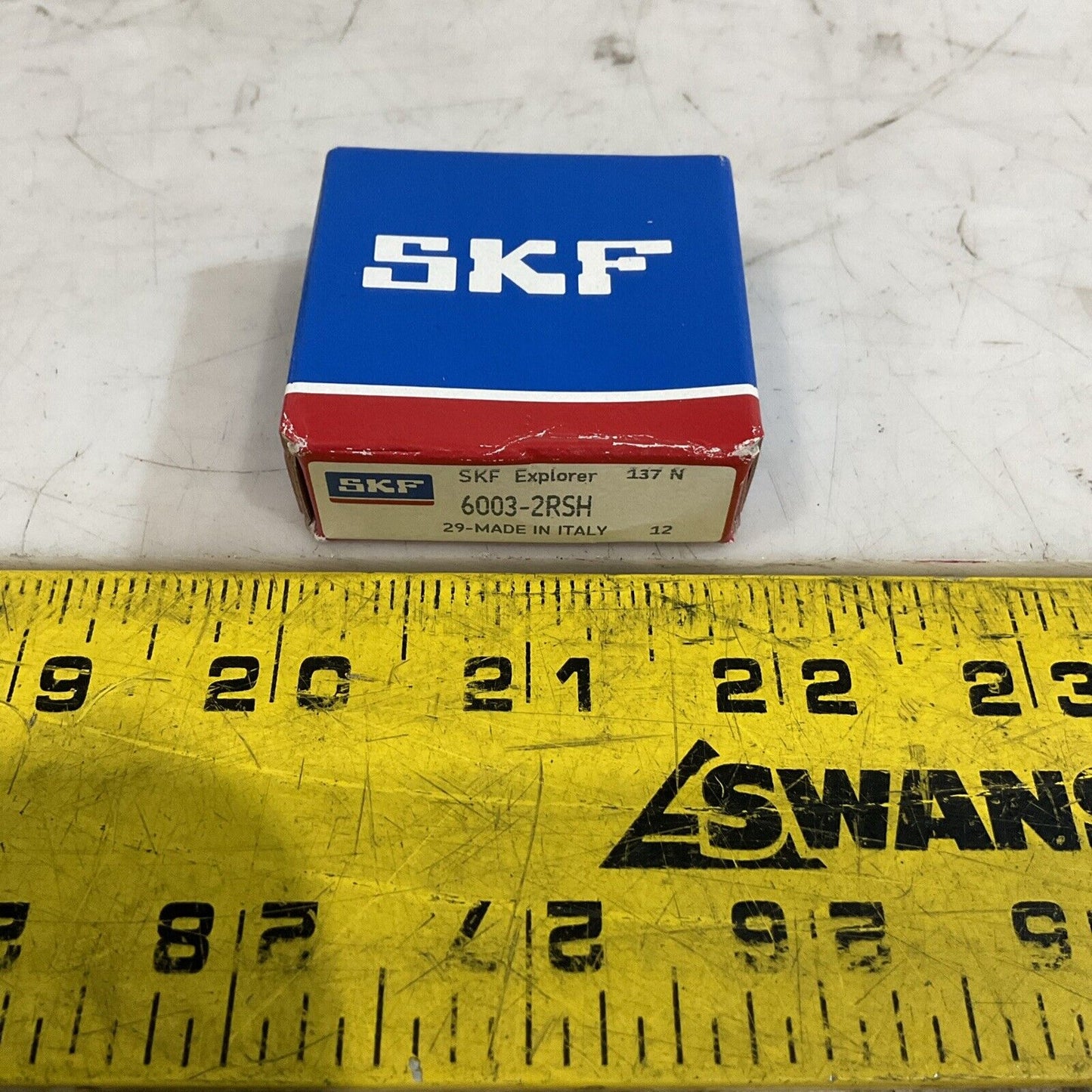 SKF 6003-2RSH DEEP GROOVE BALL BEARINGS LOT OF 5 U3S