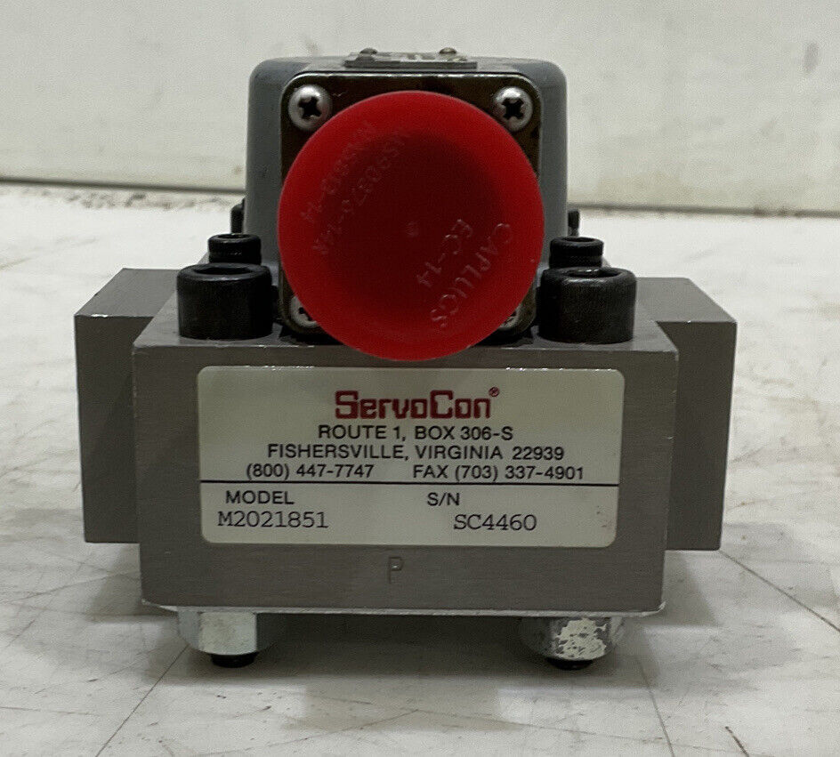MOOG 76-185 M2021851 FLOW CONTROL HYDRAULIC SERVO VALVE 373