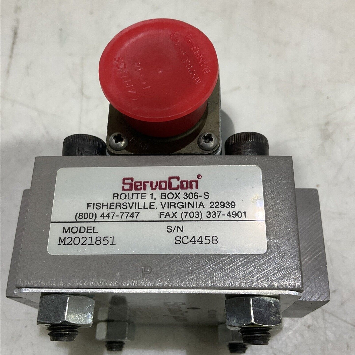 MOOG 76-185 M2021851 FLOW CONTROL HYDRAULIC SERVO VALVE 373