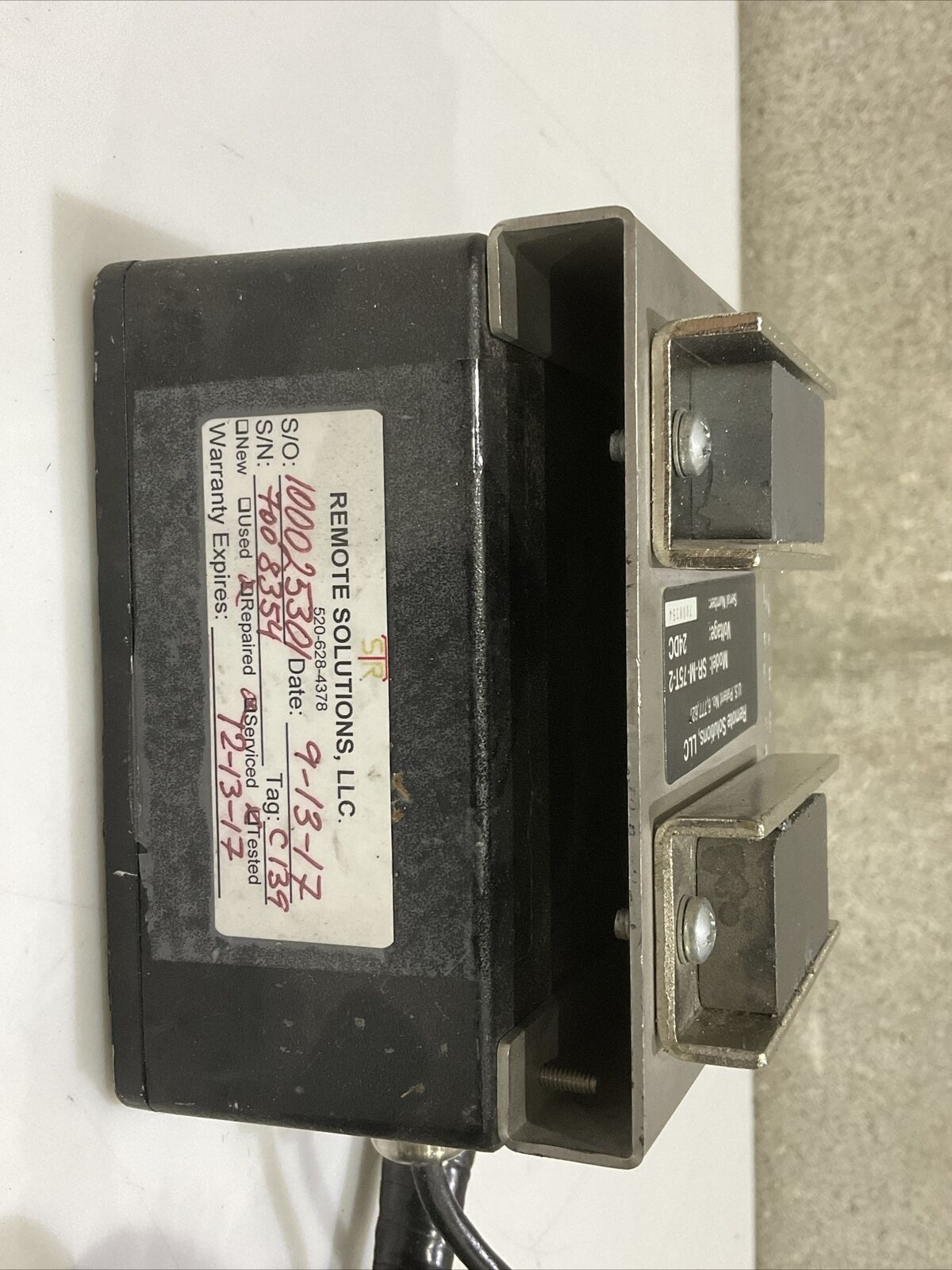 LIMITILT SR-M-75T-2 DIGTAL INCLINOMETER W TILT SWITCH SHORTING PLUG SRM75TSP 476